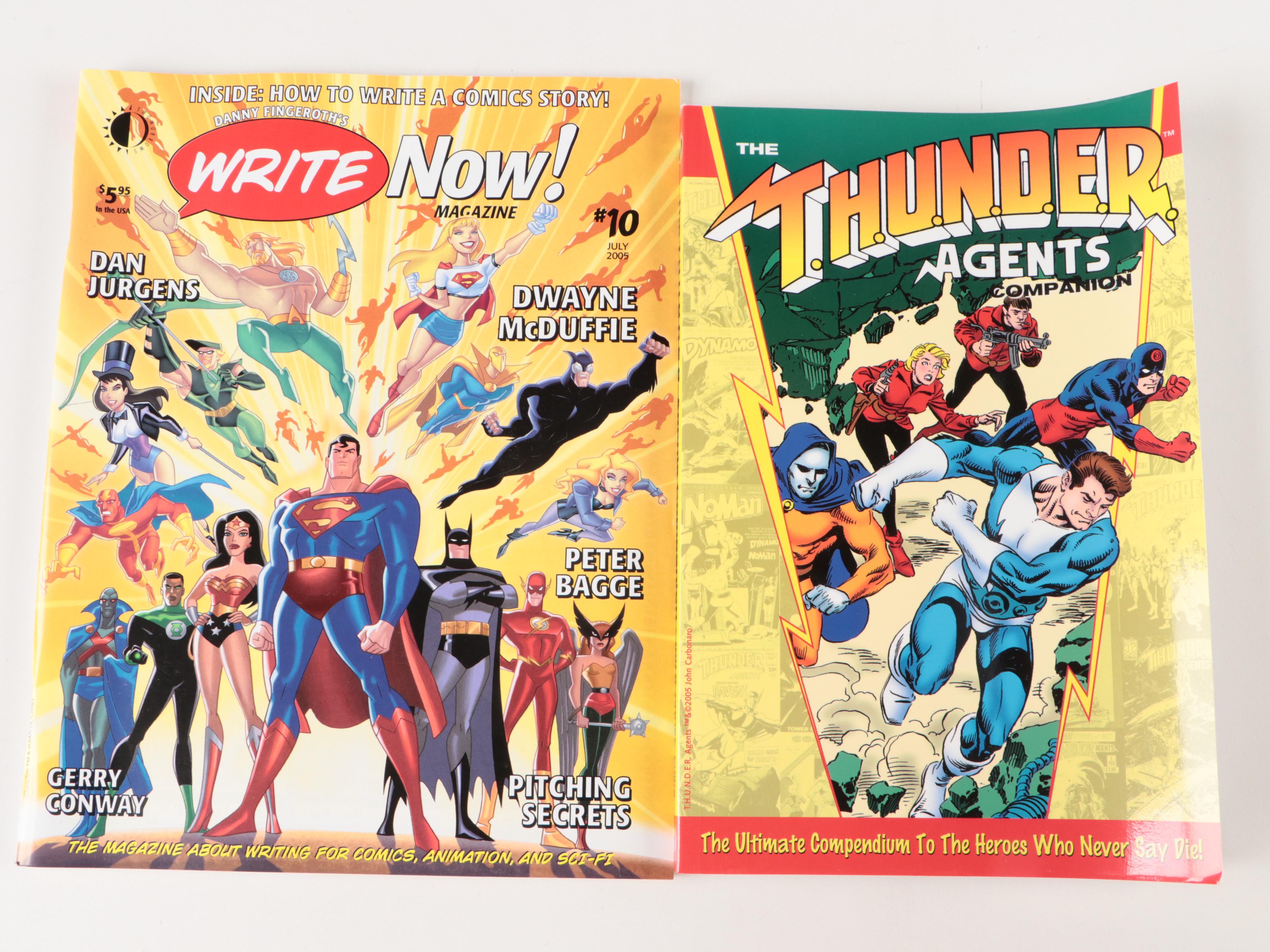 Modern Age "Write Now!", "Comic Book Artist", "Alter Ego", More Comic Magazines