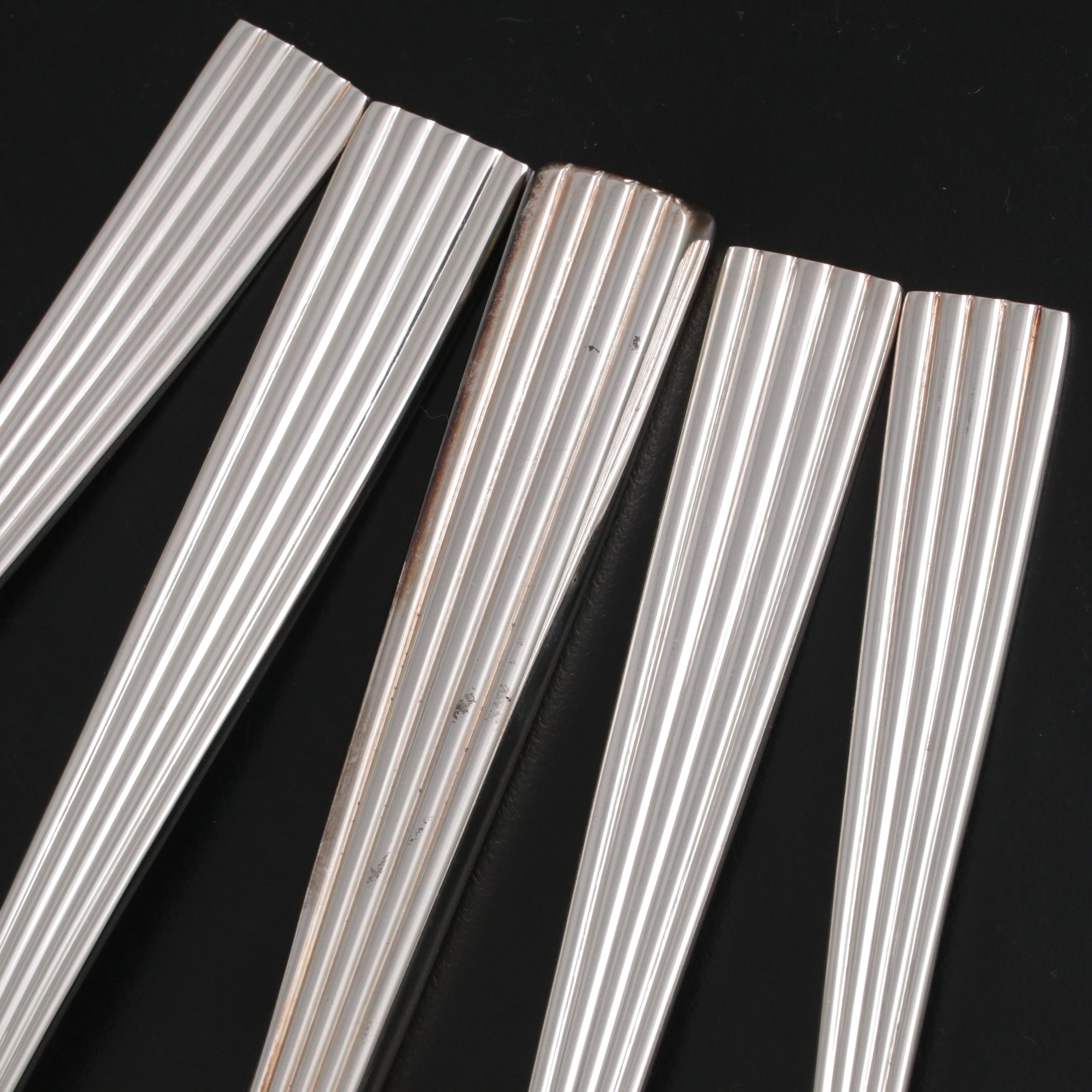 Rogers Bros Silver Plate Flatware Set for Twelve with Storage Case