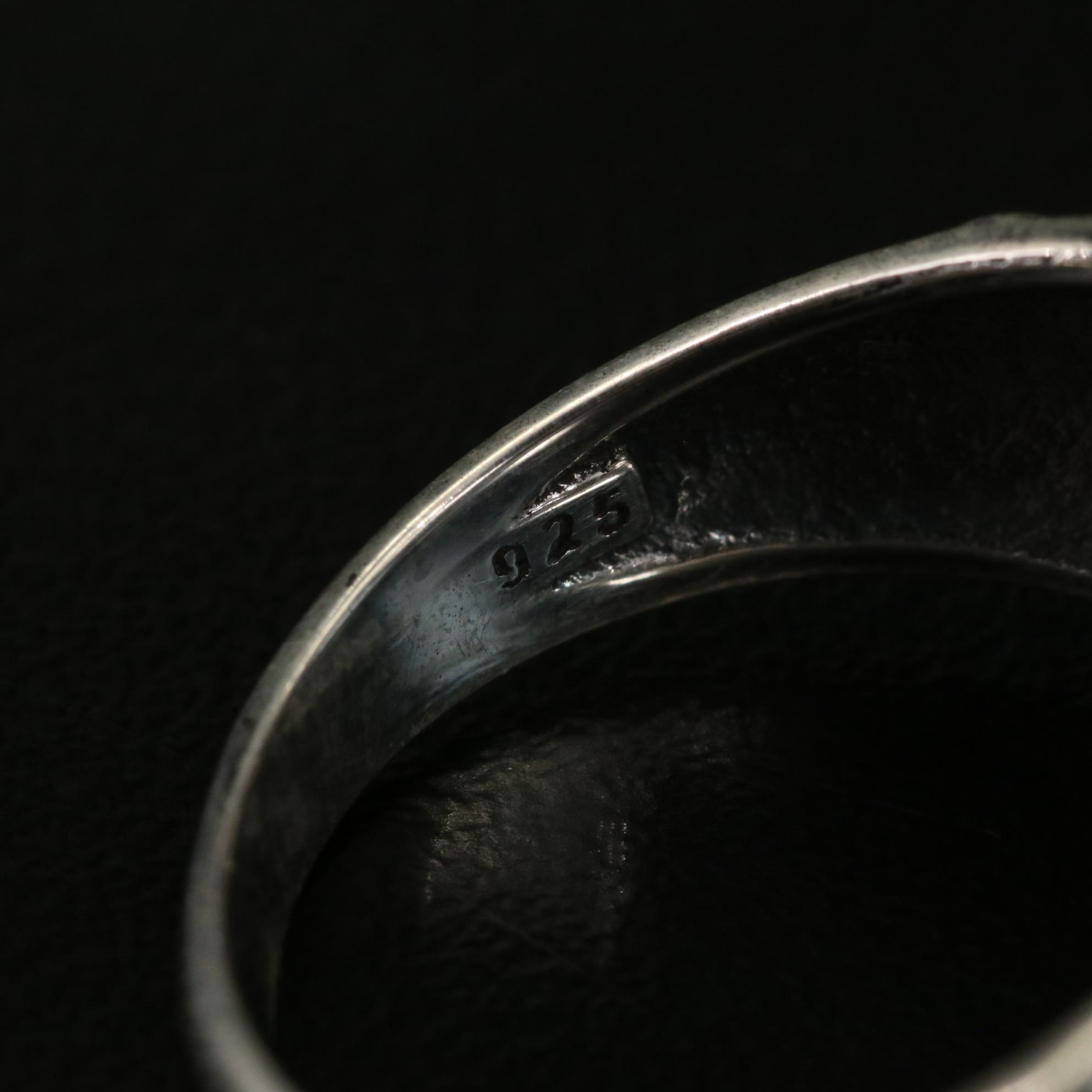 Sterling Blue Topaz Oval Ring