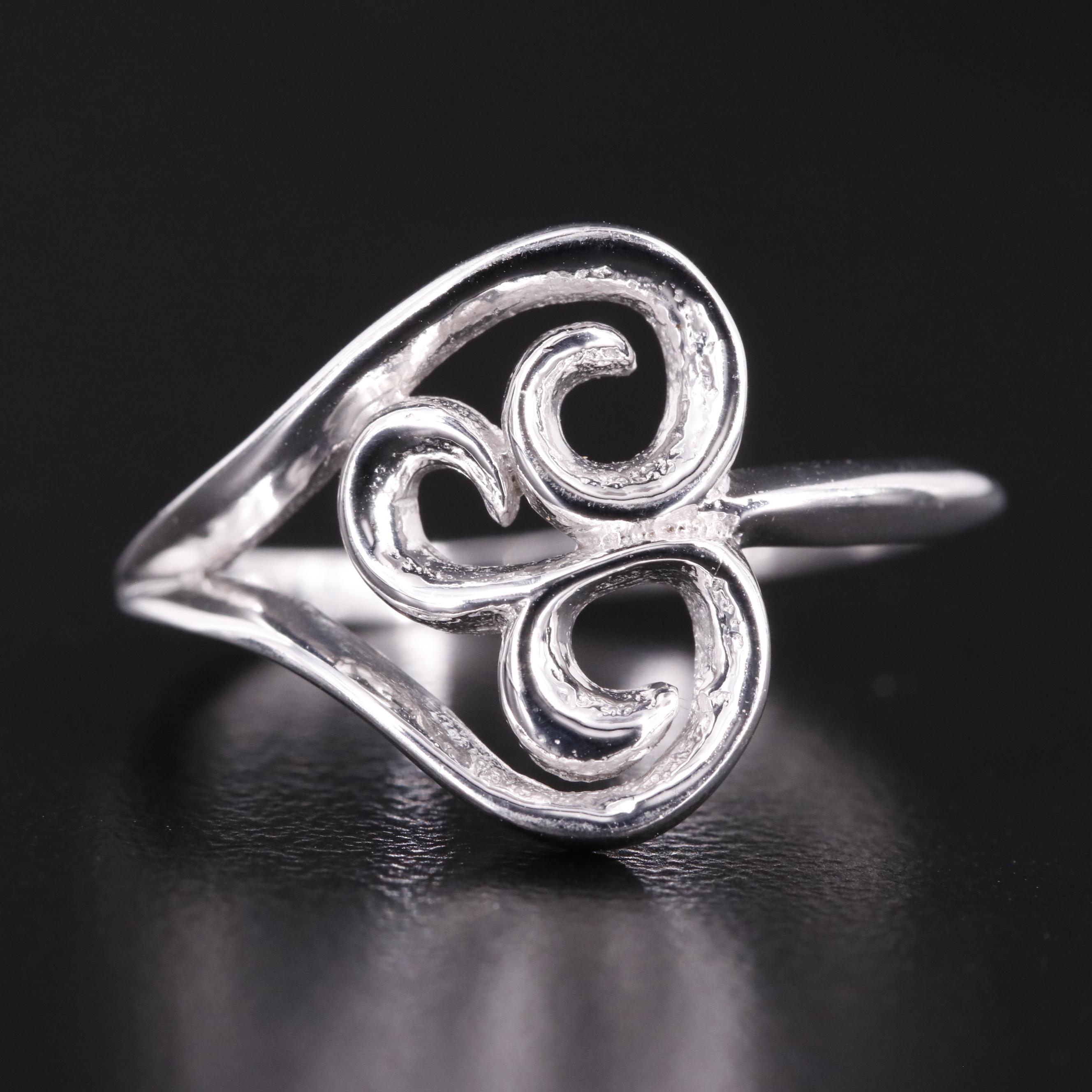 Sterling Scrollwork Ring