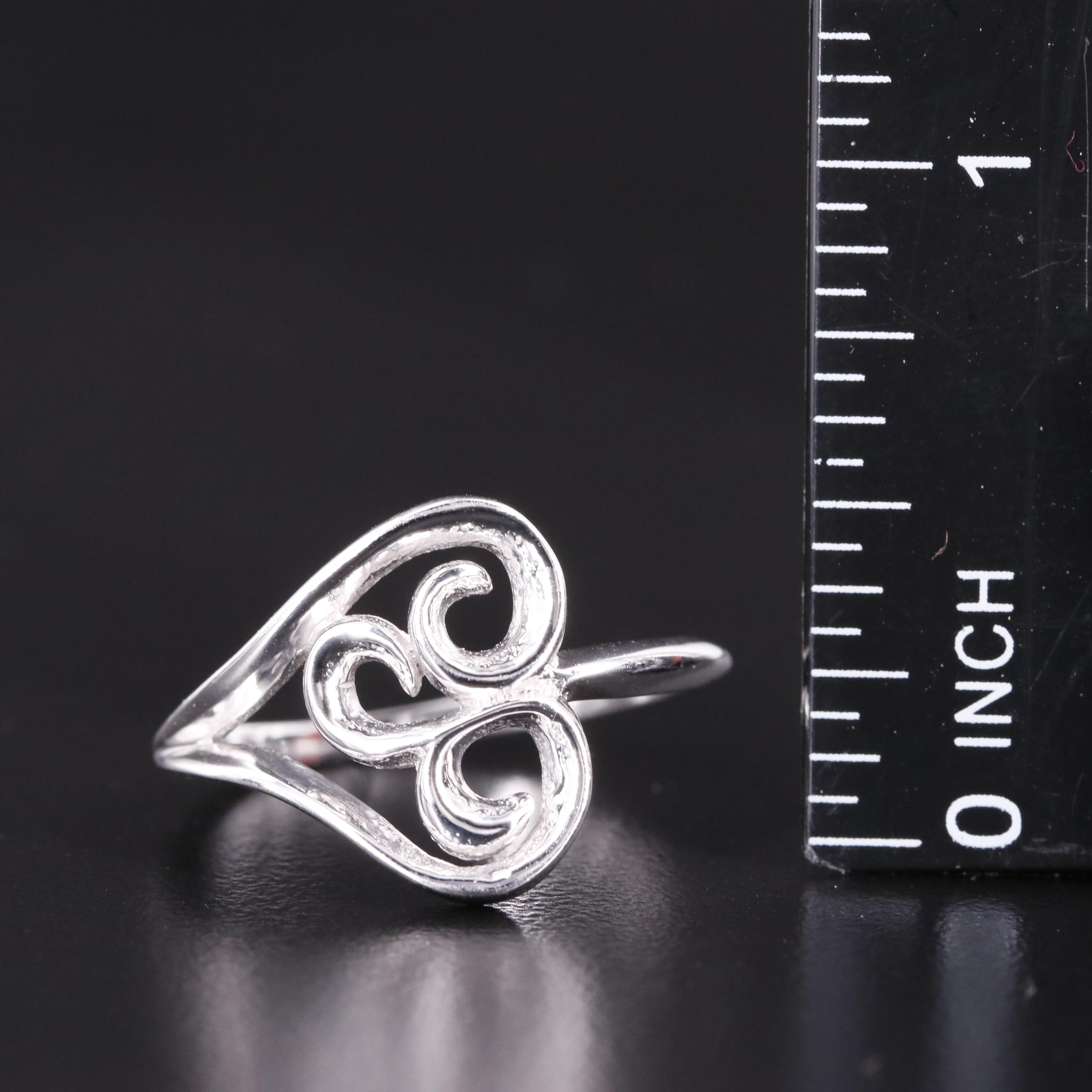 Sterling Scrollwork Ring