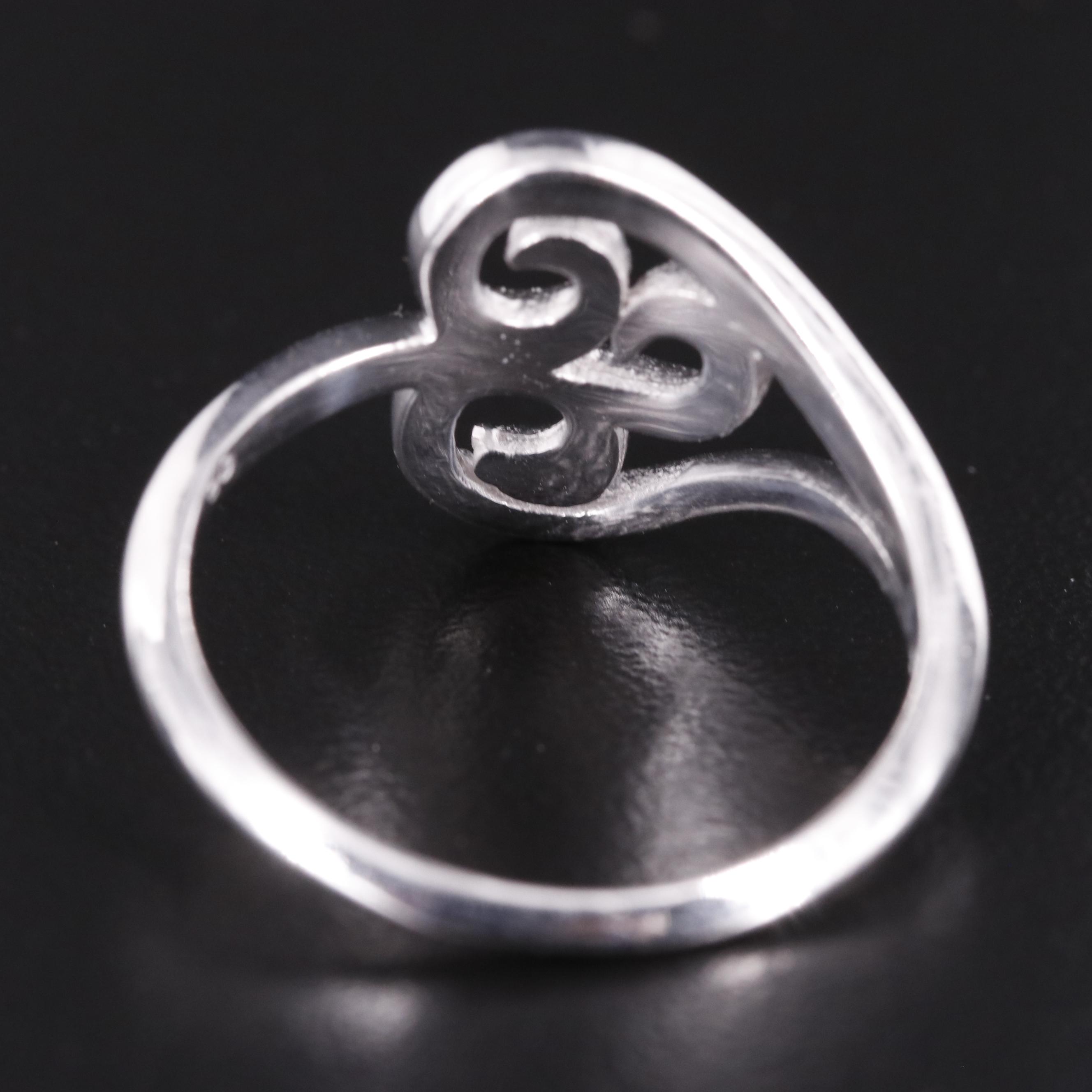 Sterling Scrollwork Ring