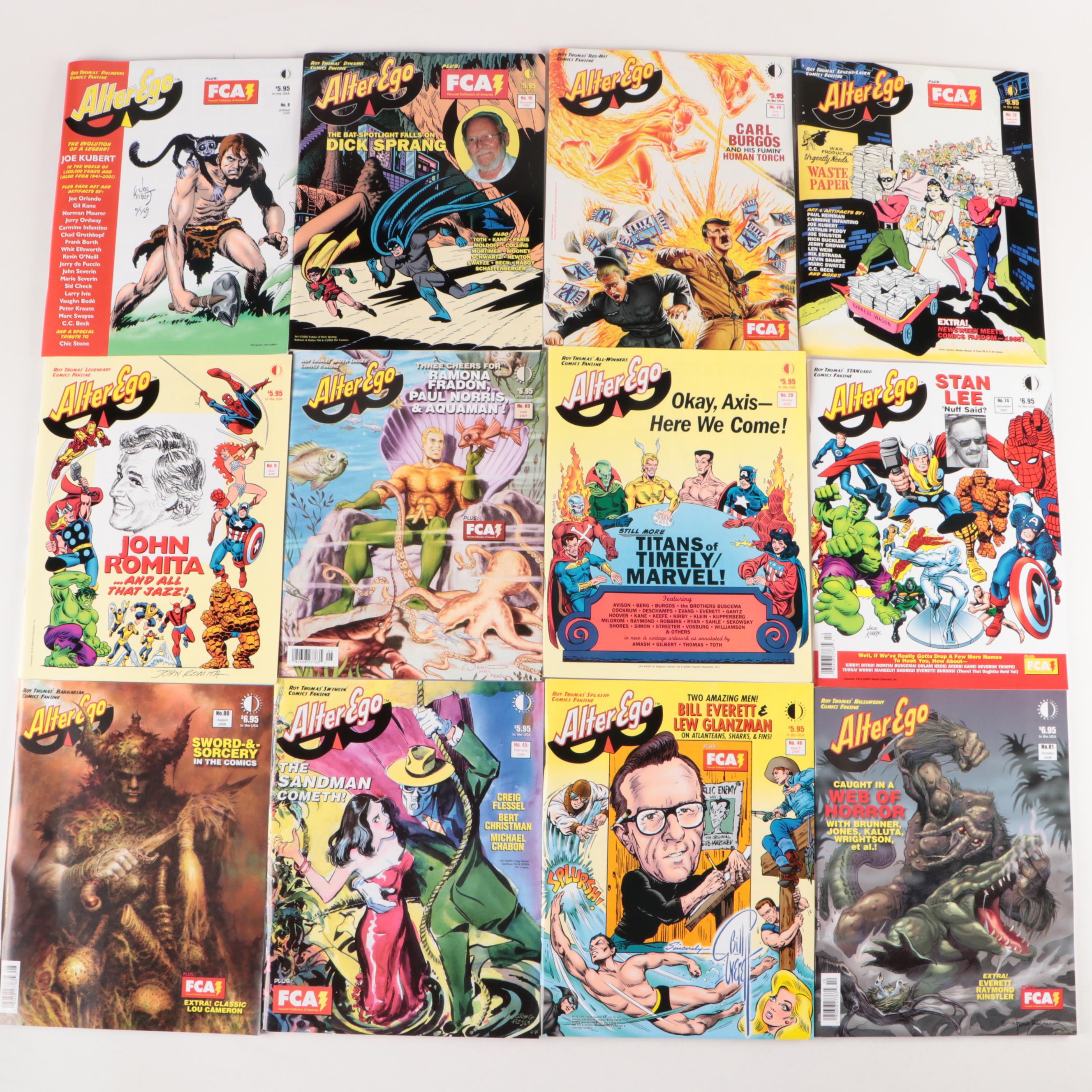 Modern Age "Comicology", "Back Issue", "Alter Ego", More Comic Book Magazines