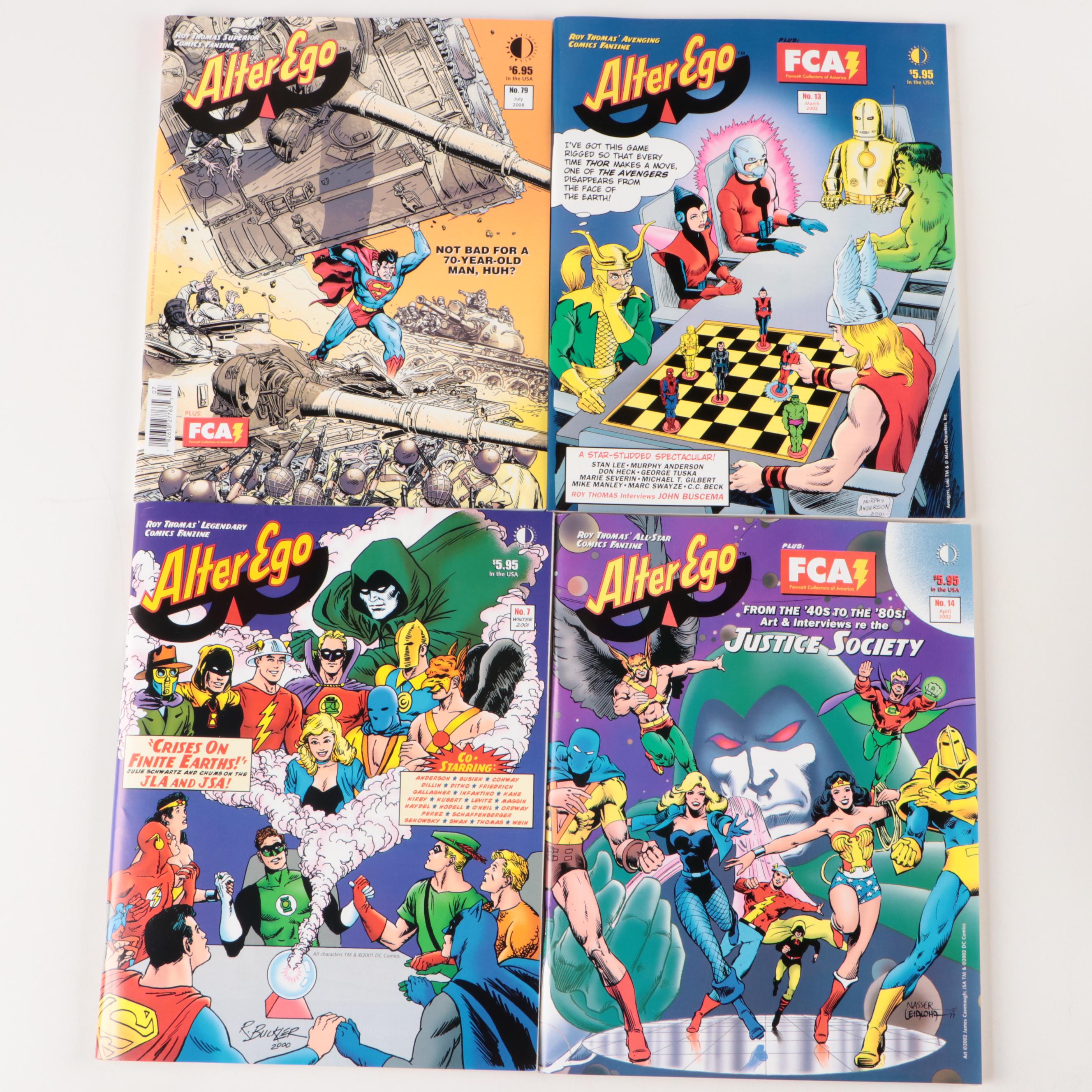 Modern Age "Comicology", "Back Issue", "Alter Ego", More Comic Book Magazines