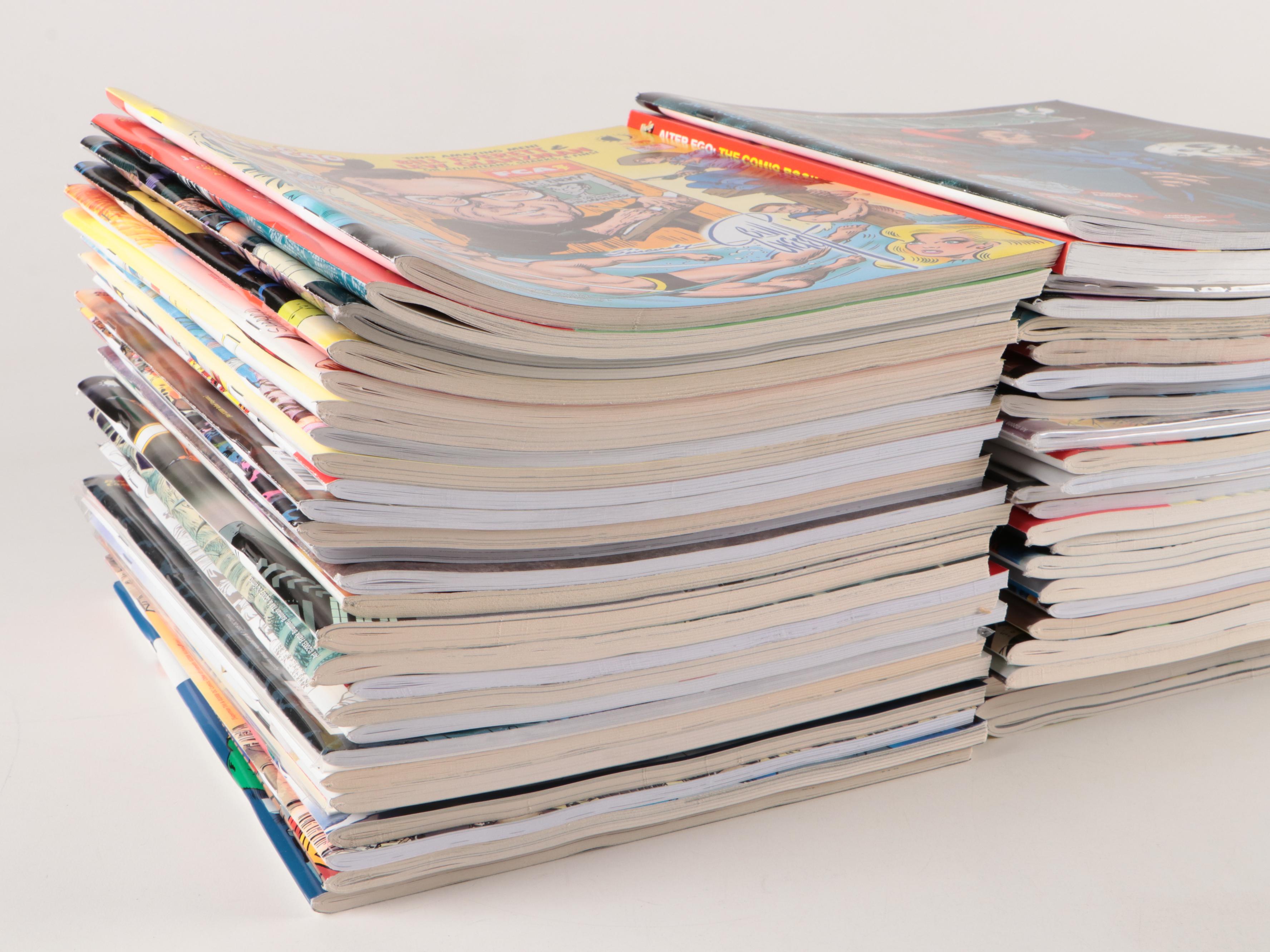 Modern Age "Comicology", "Back Issue", "Alter Ego", More Comic Book Magazines