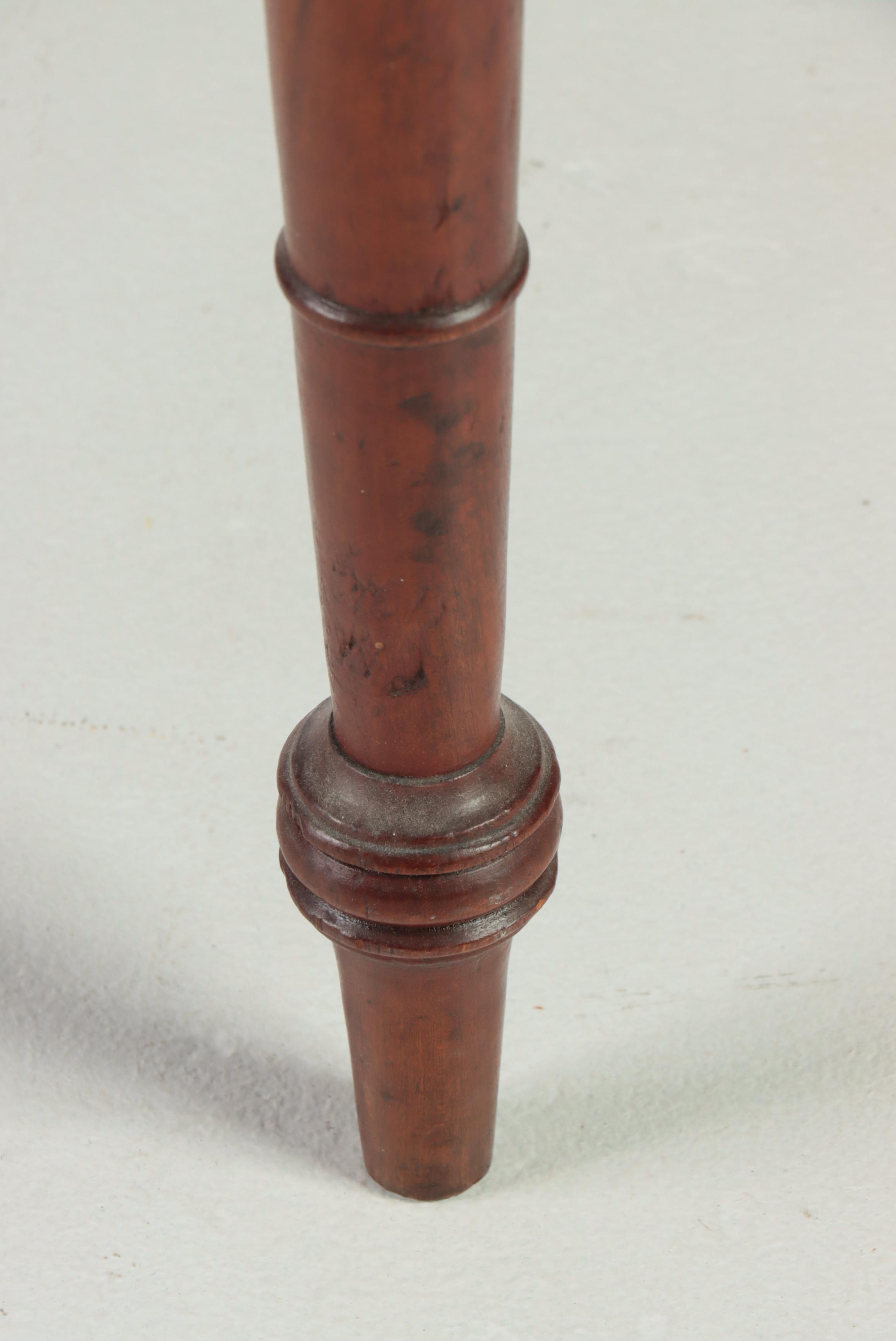 American Sheraton Style Cherry Single Drawer Side Table