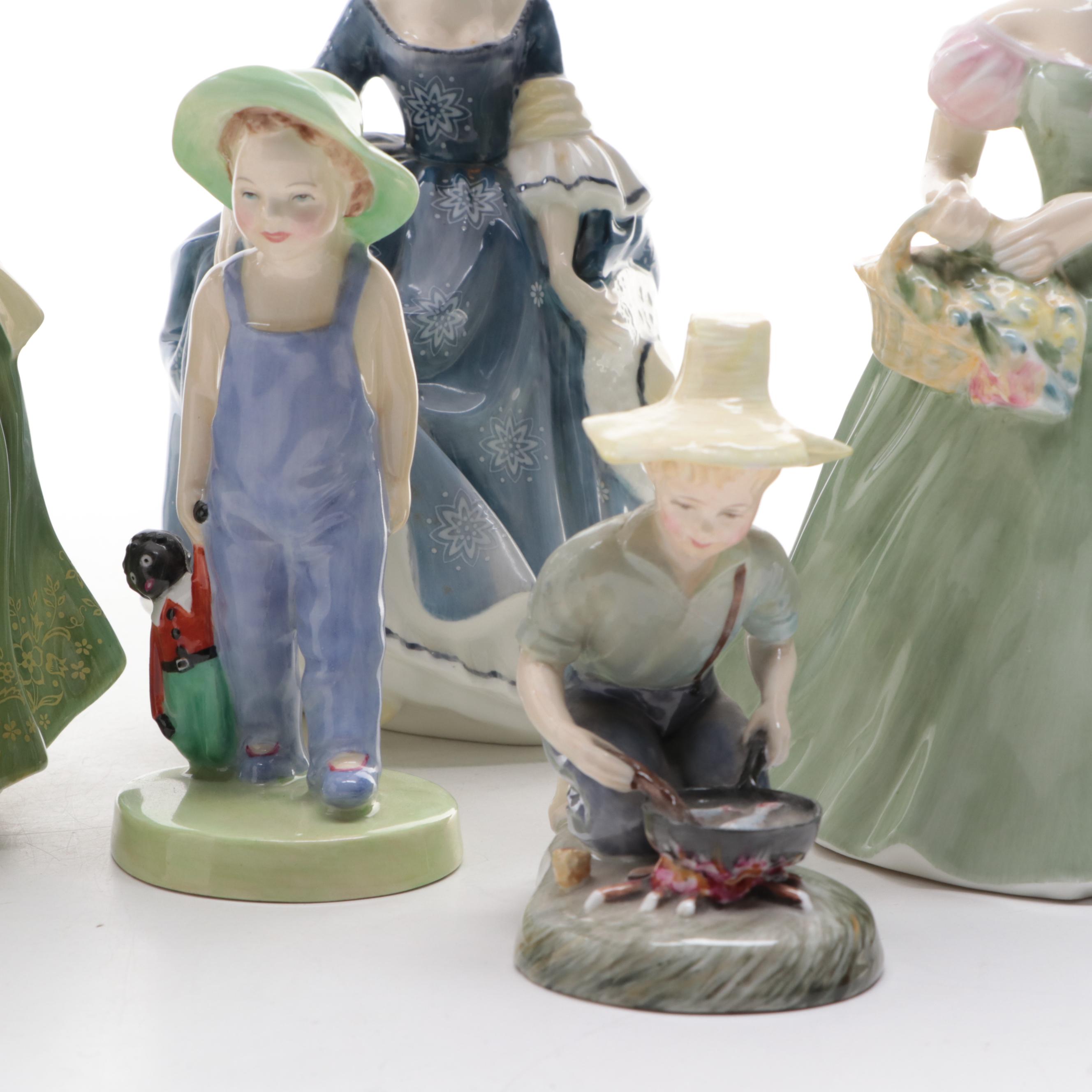 Royal Doulton "Fleur," "Hilary," and More Bone China Figurines