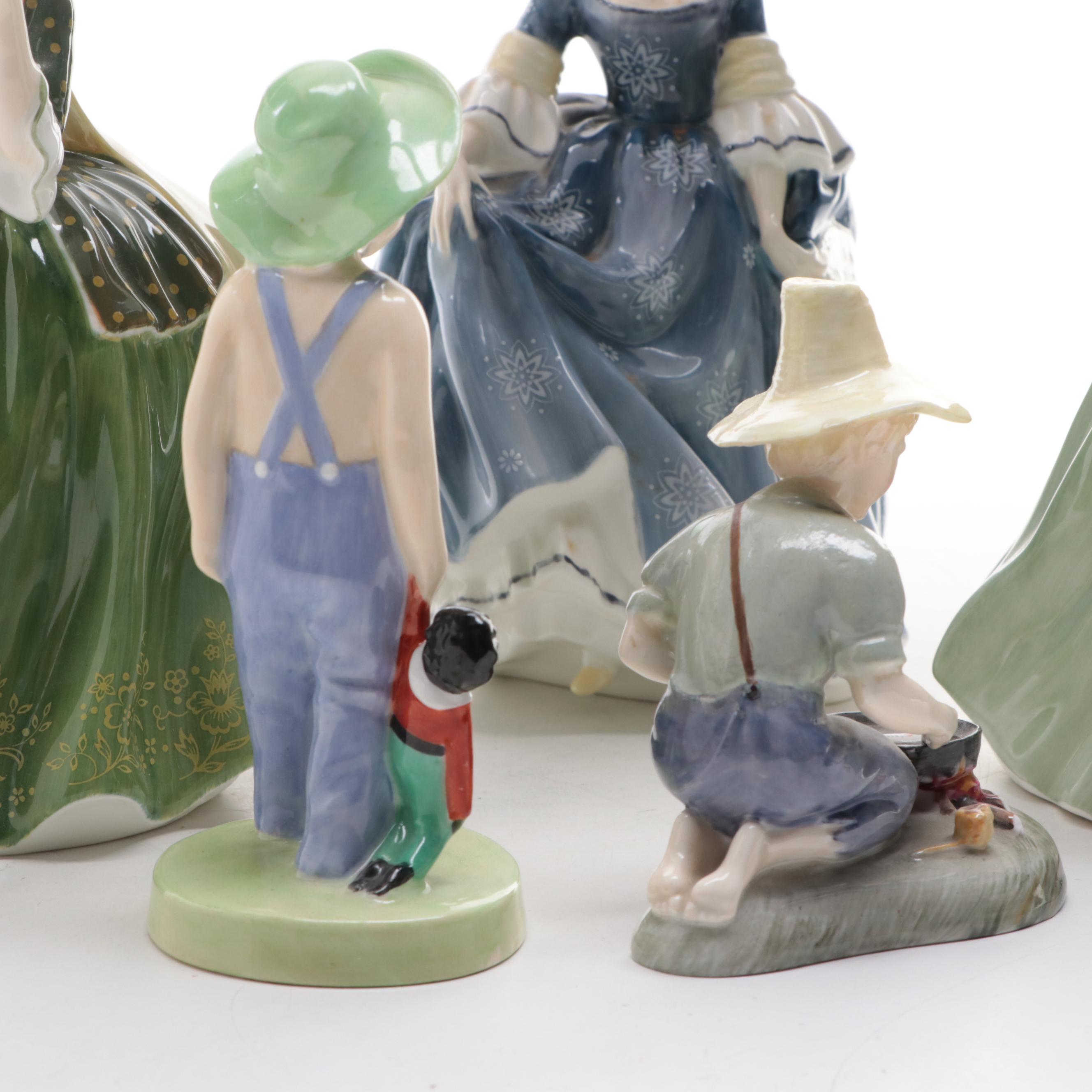 Royal Doulton "Fleur," "Hilary," and More Bone China Figurines