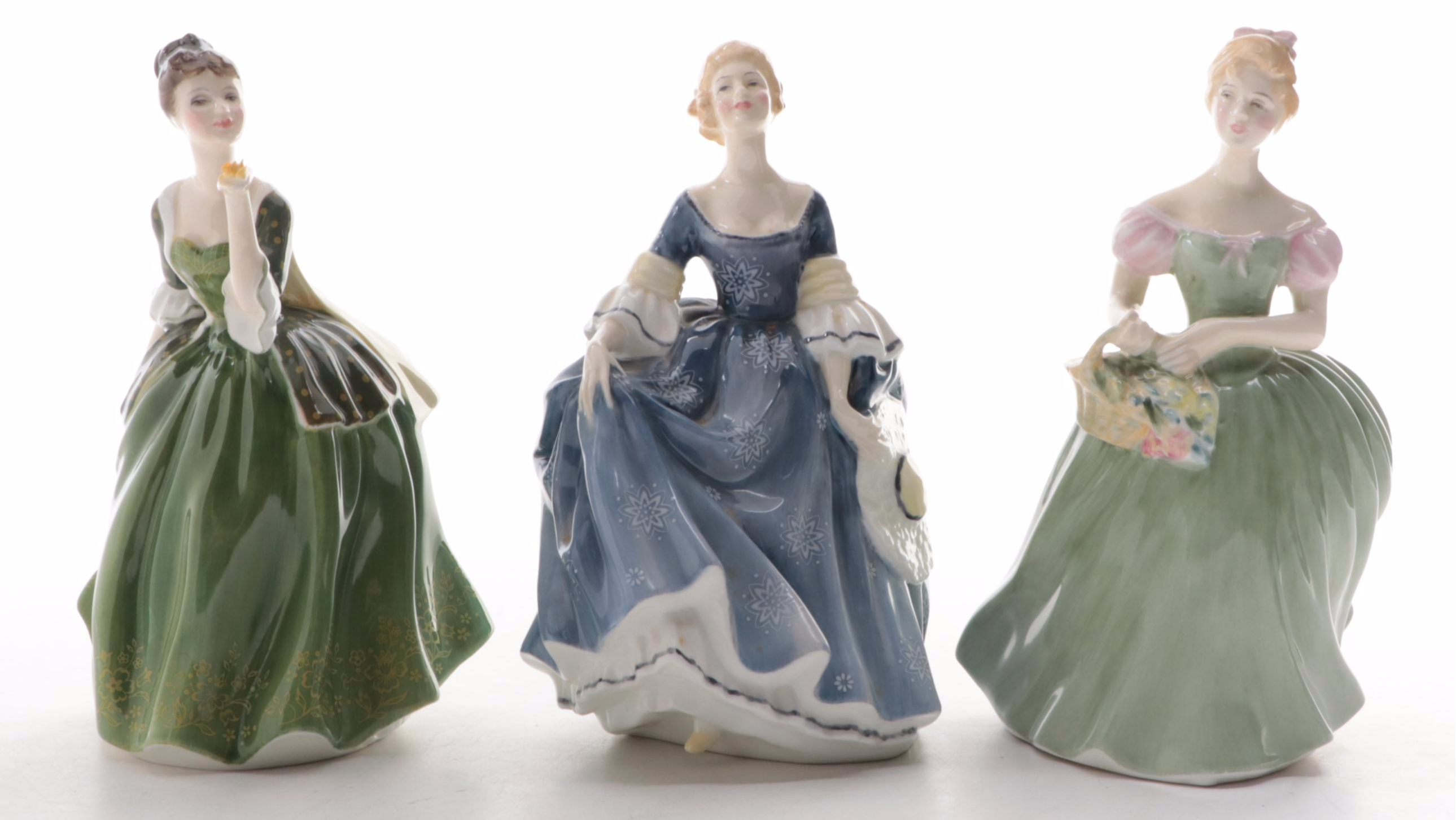 Royal Doulton "Fleur," "Hilary," and More Bone China Figurines