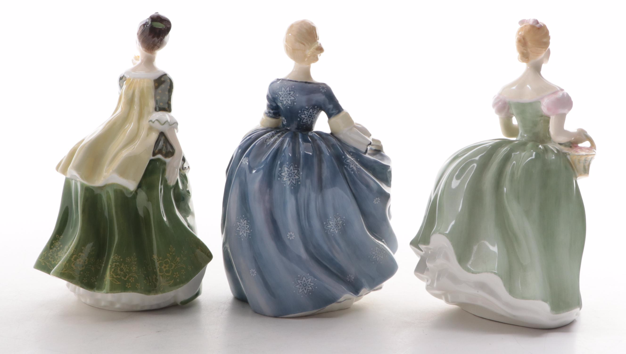 Royal Doulton "Fleur," "Hilary," and More Bone China Figurines