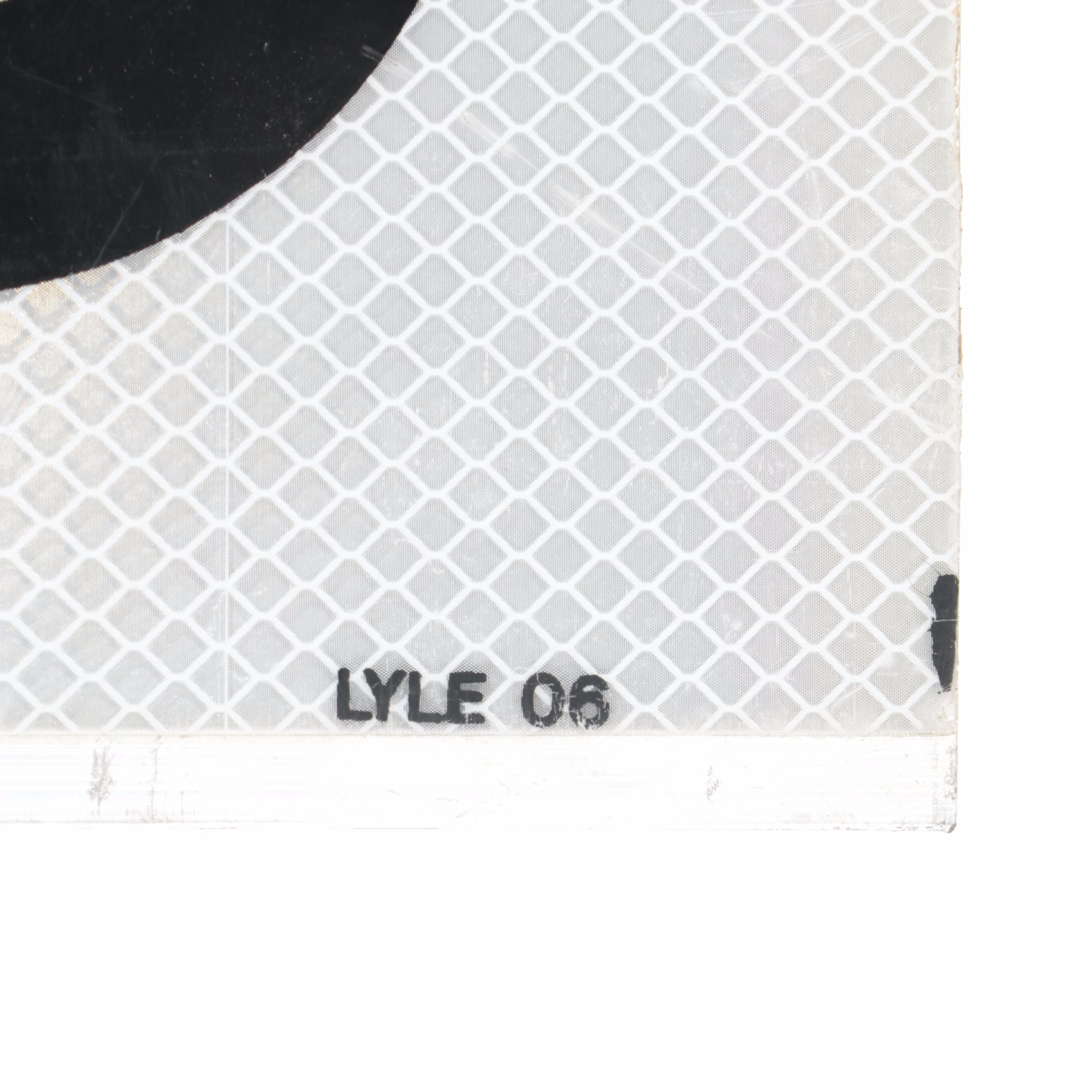 Reflective Railroad Crossing Sign