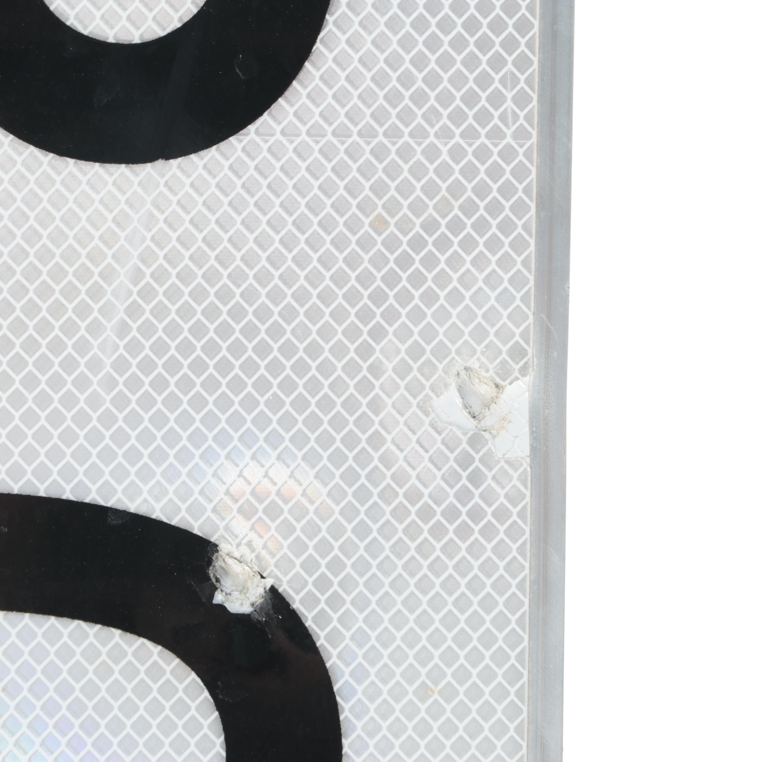 Reflective Railroad Crossing Sign