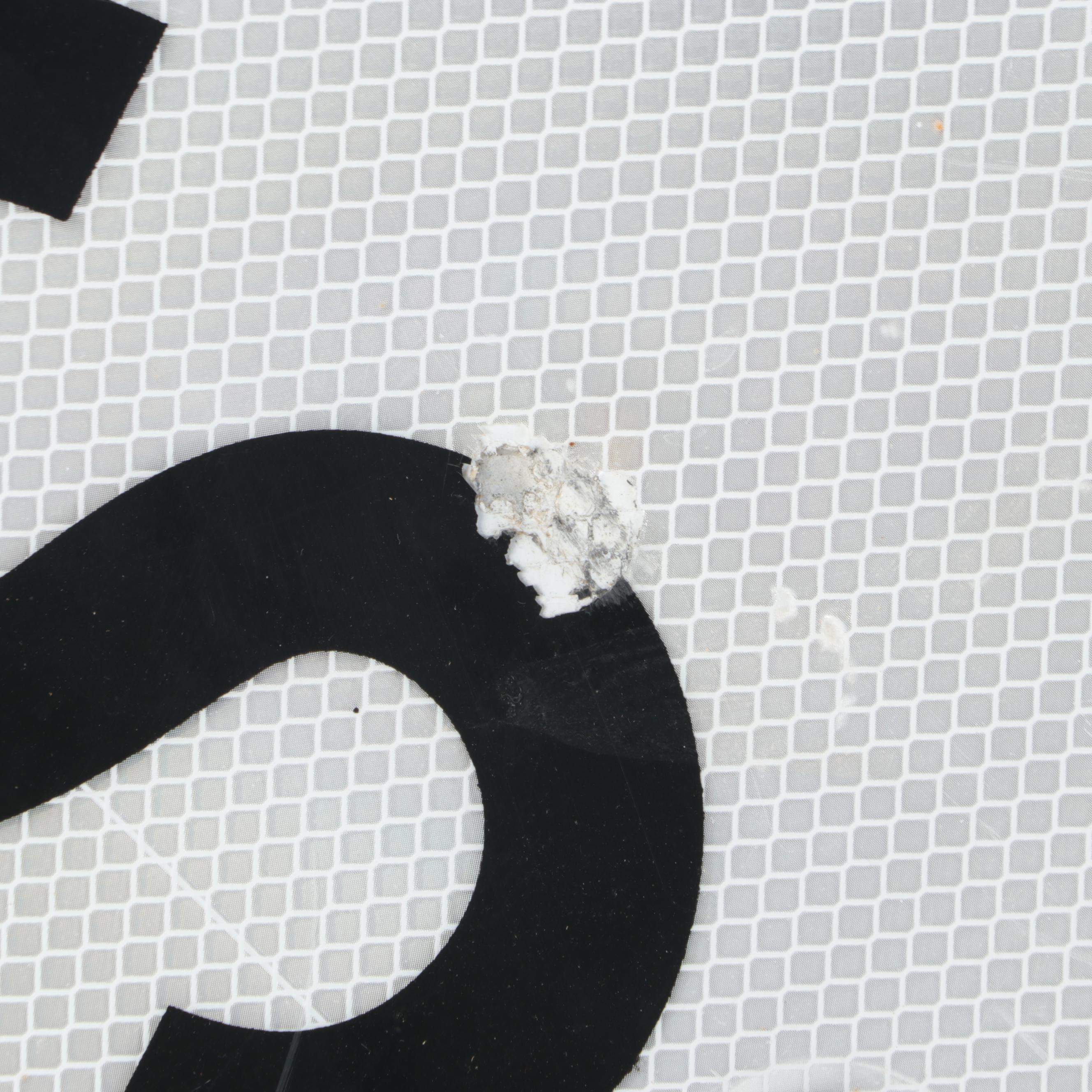 Reflective Railroad Crossing Sign