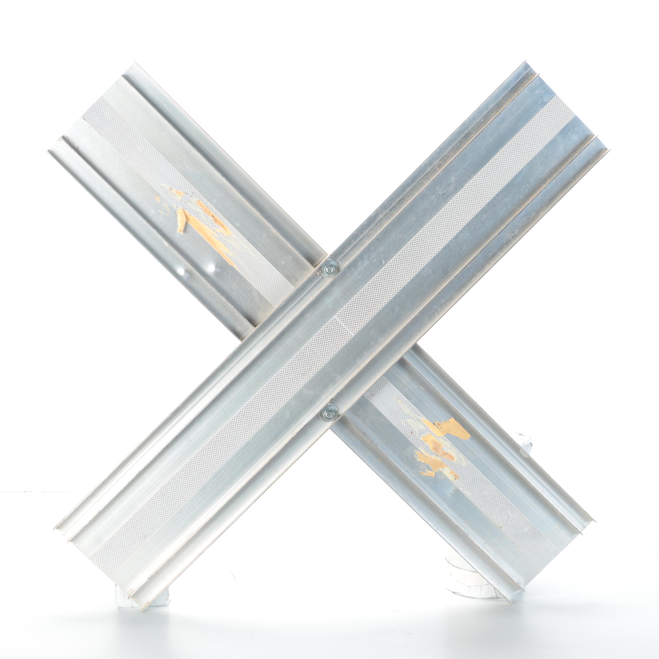 Reflective Railroad Crossing Sign