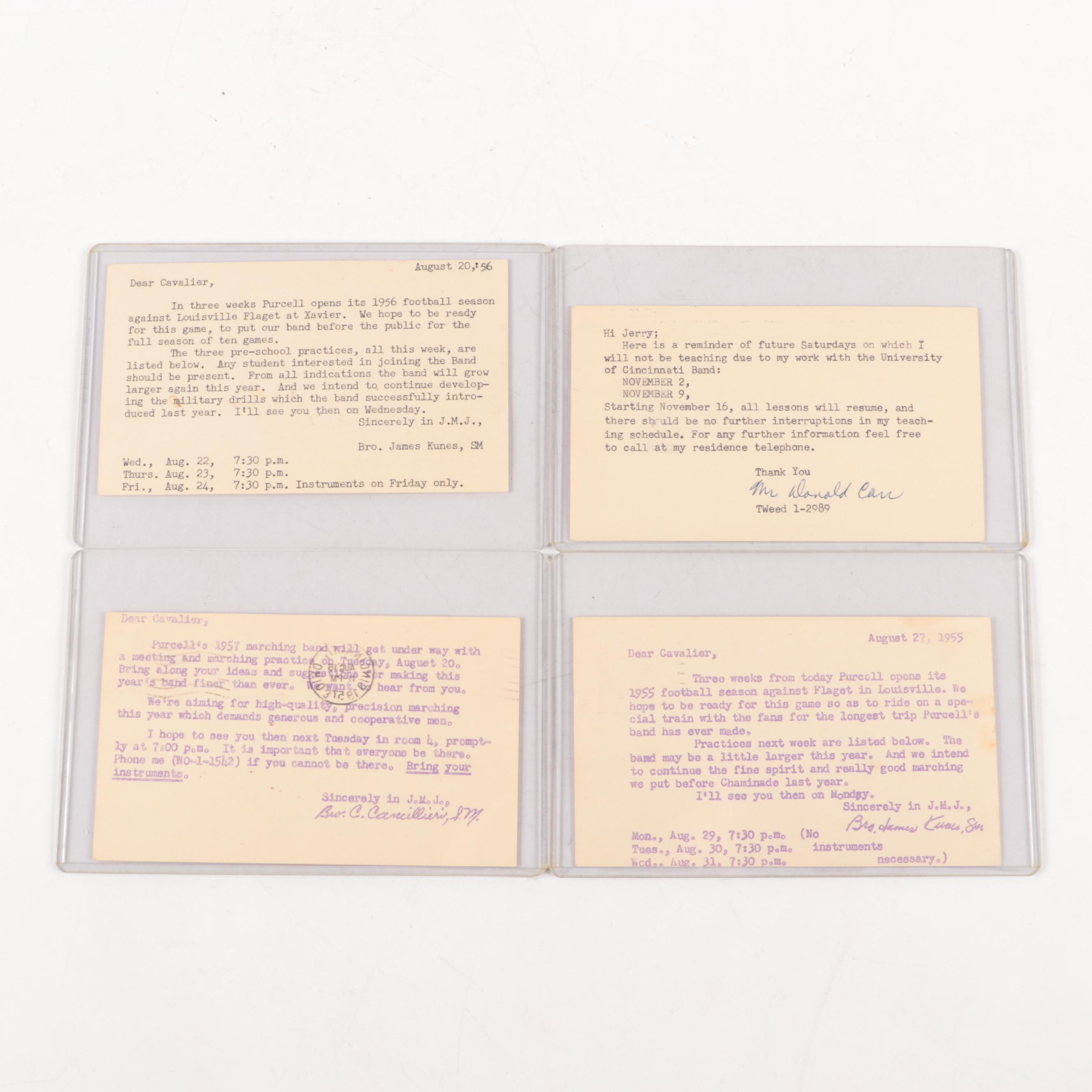 Purcell High School Patches, Graduation Announcement and More, 1950s