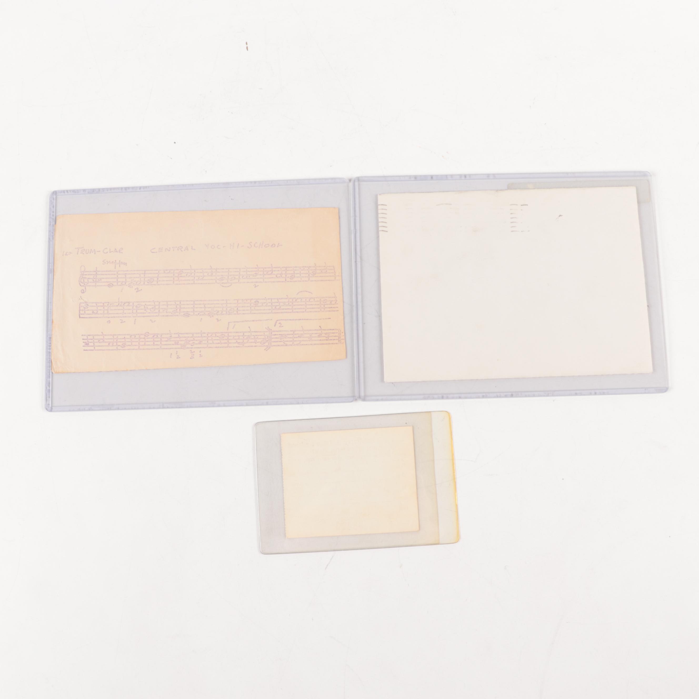 Purcell High School Patches, Graduation Announcement and More, 1950s