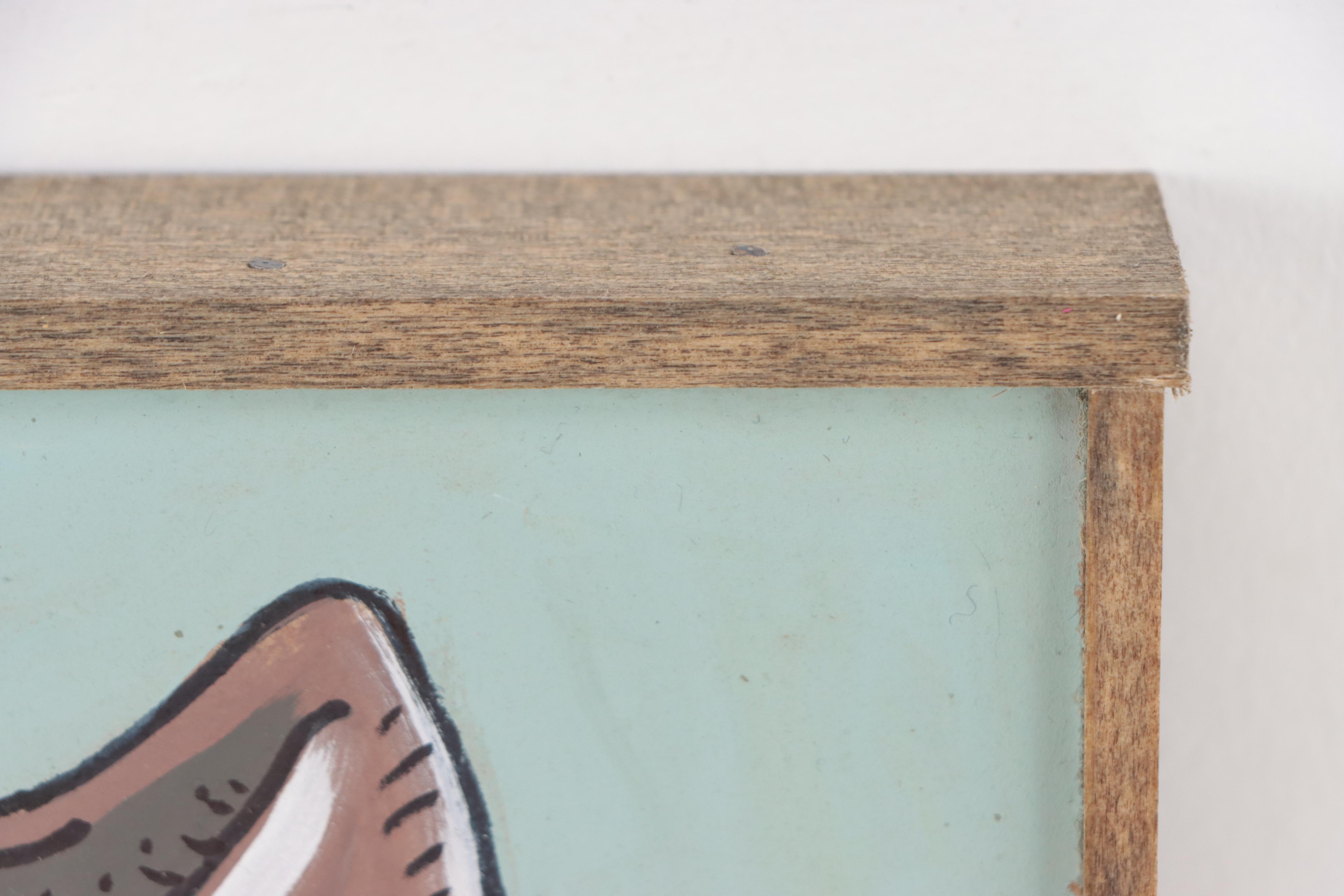 Aaron Wooten Mixed Media Painting "Cowboy from Marcy Watson," 2023