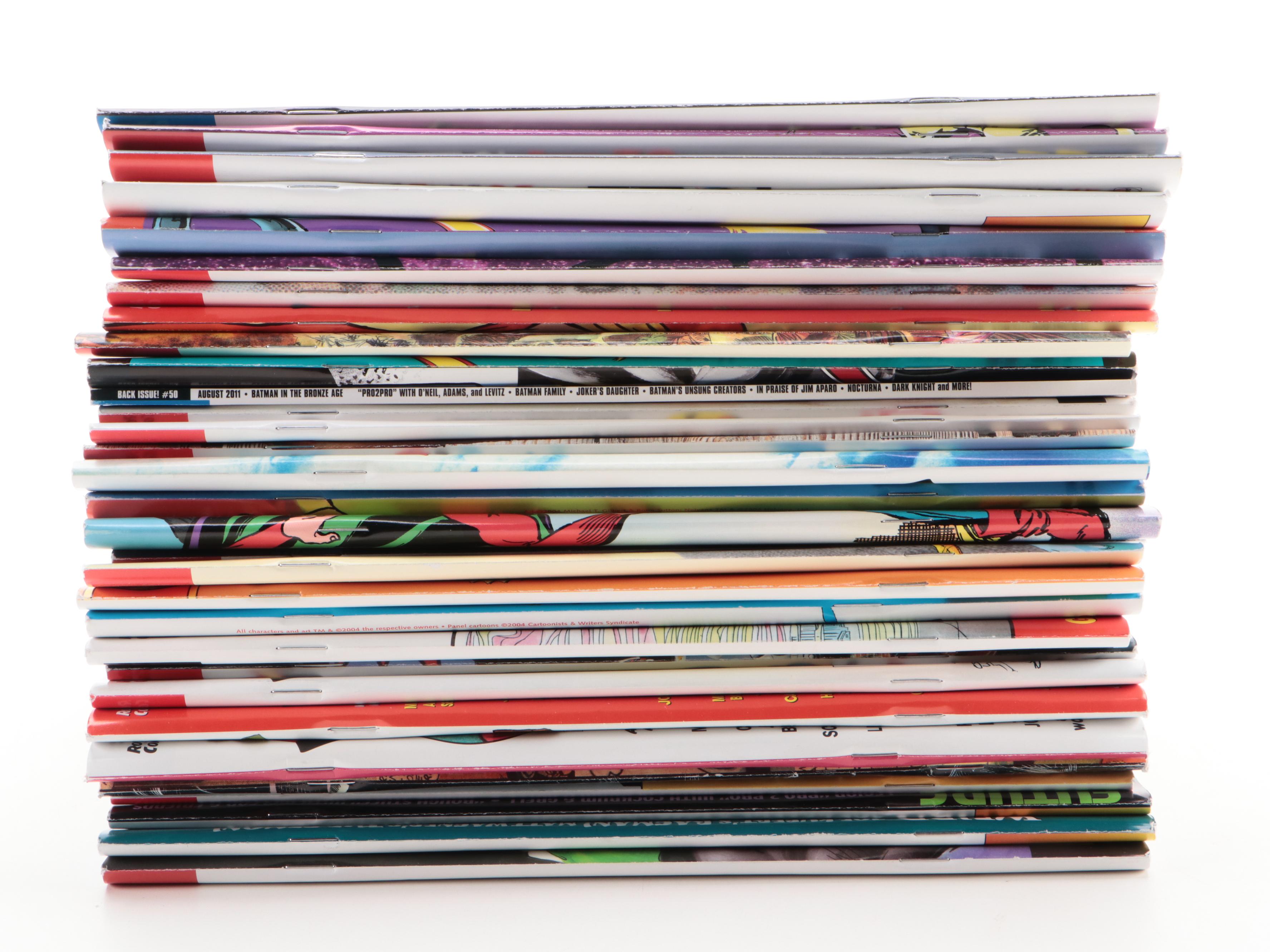 "Comic Book Artist", "Back Issue", "Alter Ego", and More Comic Book Magazines