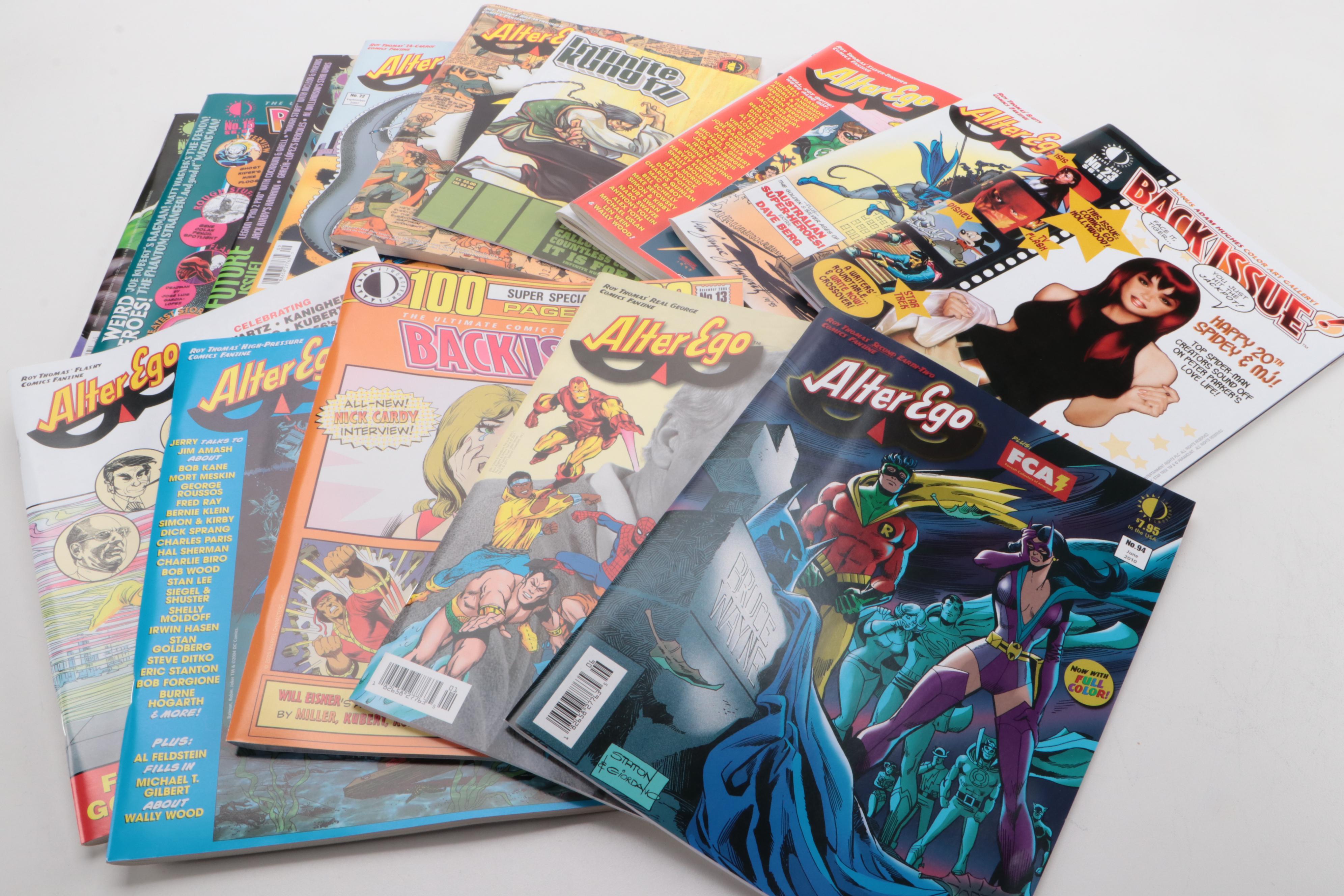 "Comic Book Artist", "Back Issue", "Alter Ego", and More Comic Book Magazines