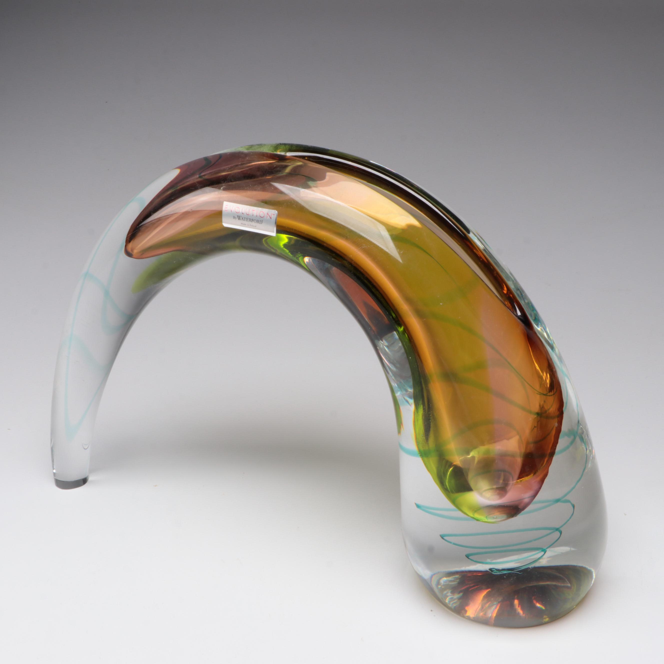 Evolution by Waterford Art Glass Sculpture