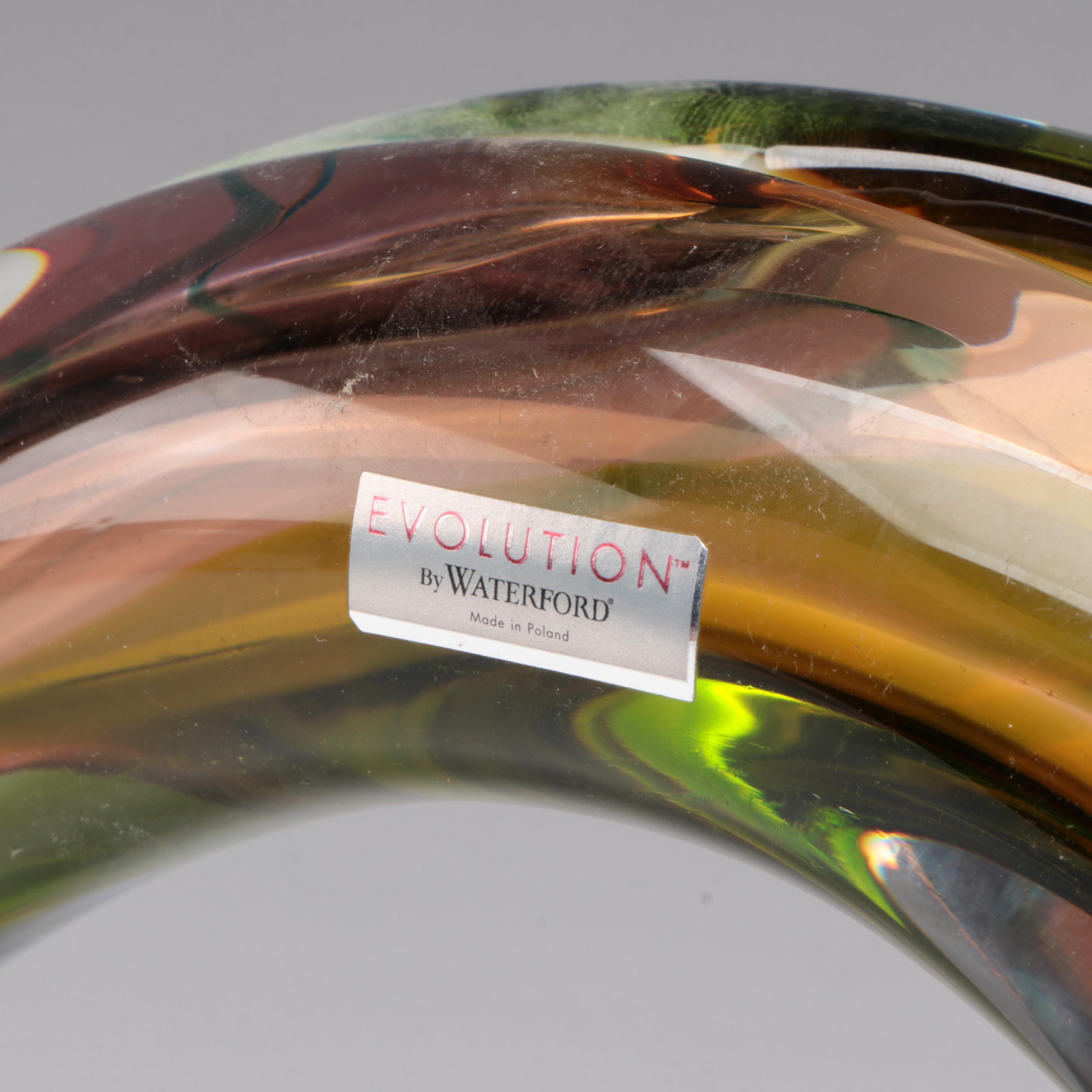 Evolution by Waterford Art Glass Sculpture