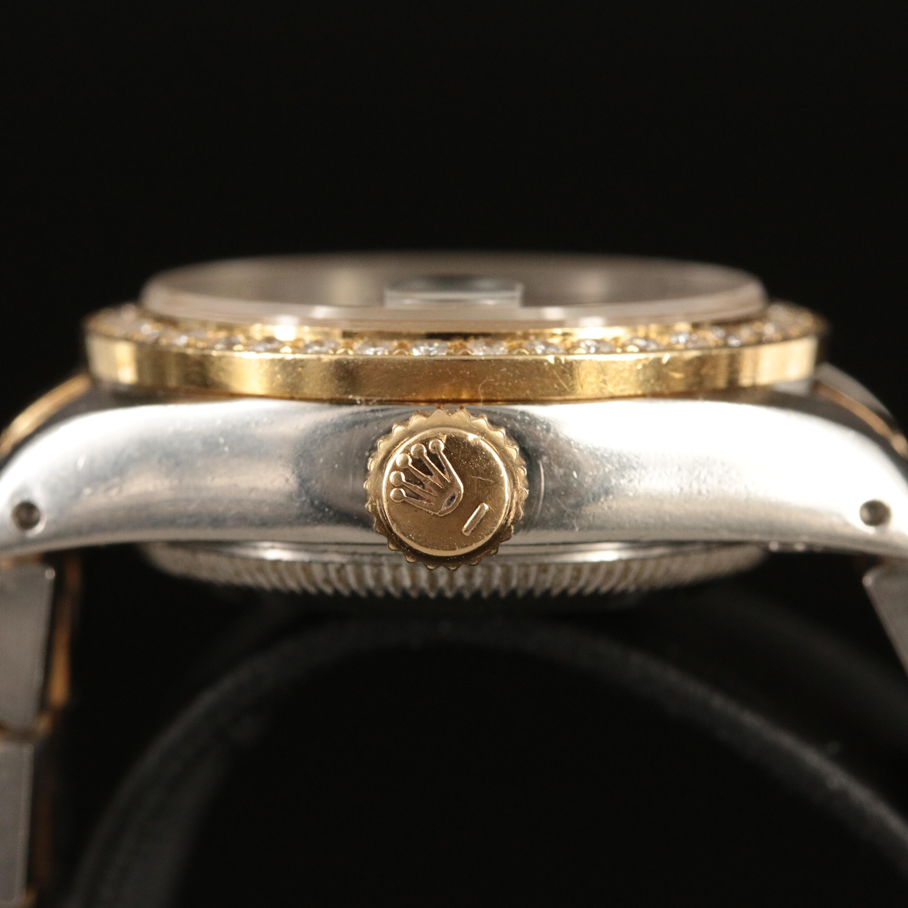 1989 Rolex Oyster Perpetual Diamond Datejust Automatic Watch