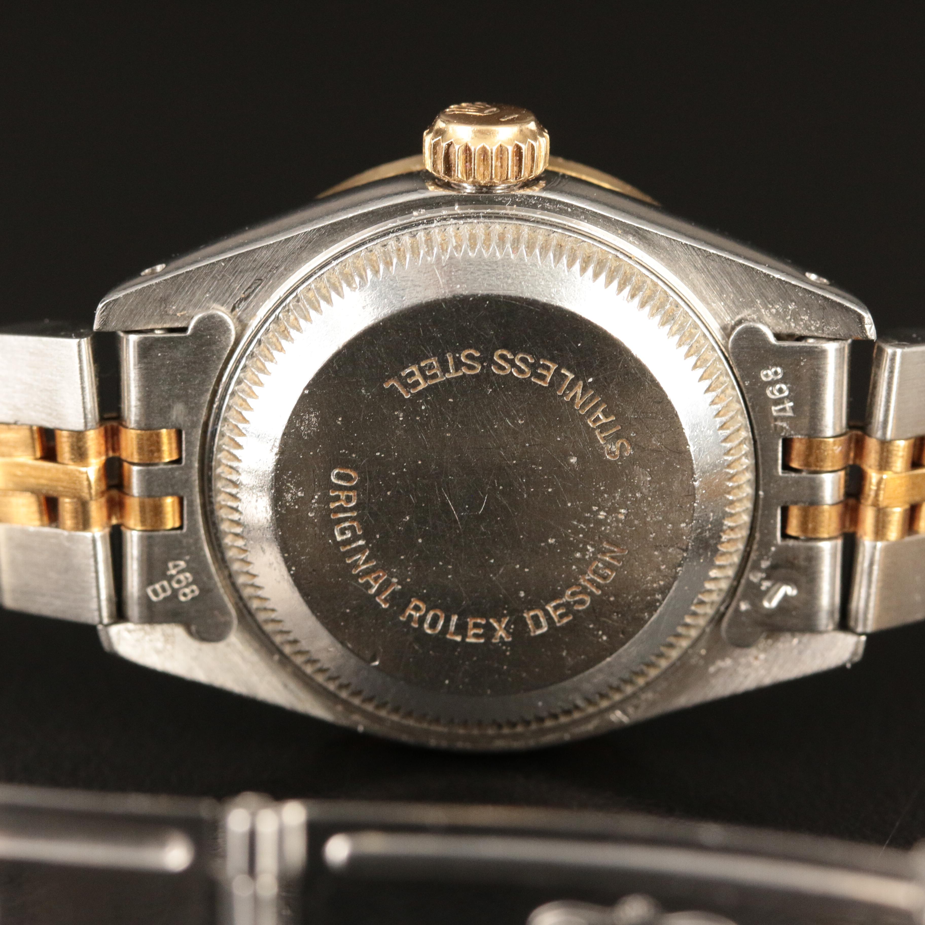 1989 Rolex Oyster Perpetual Diamond Datejust Automatic Watch