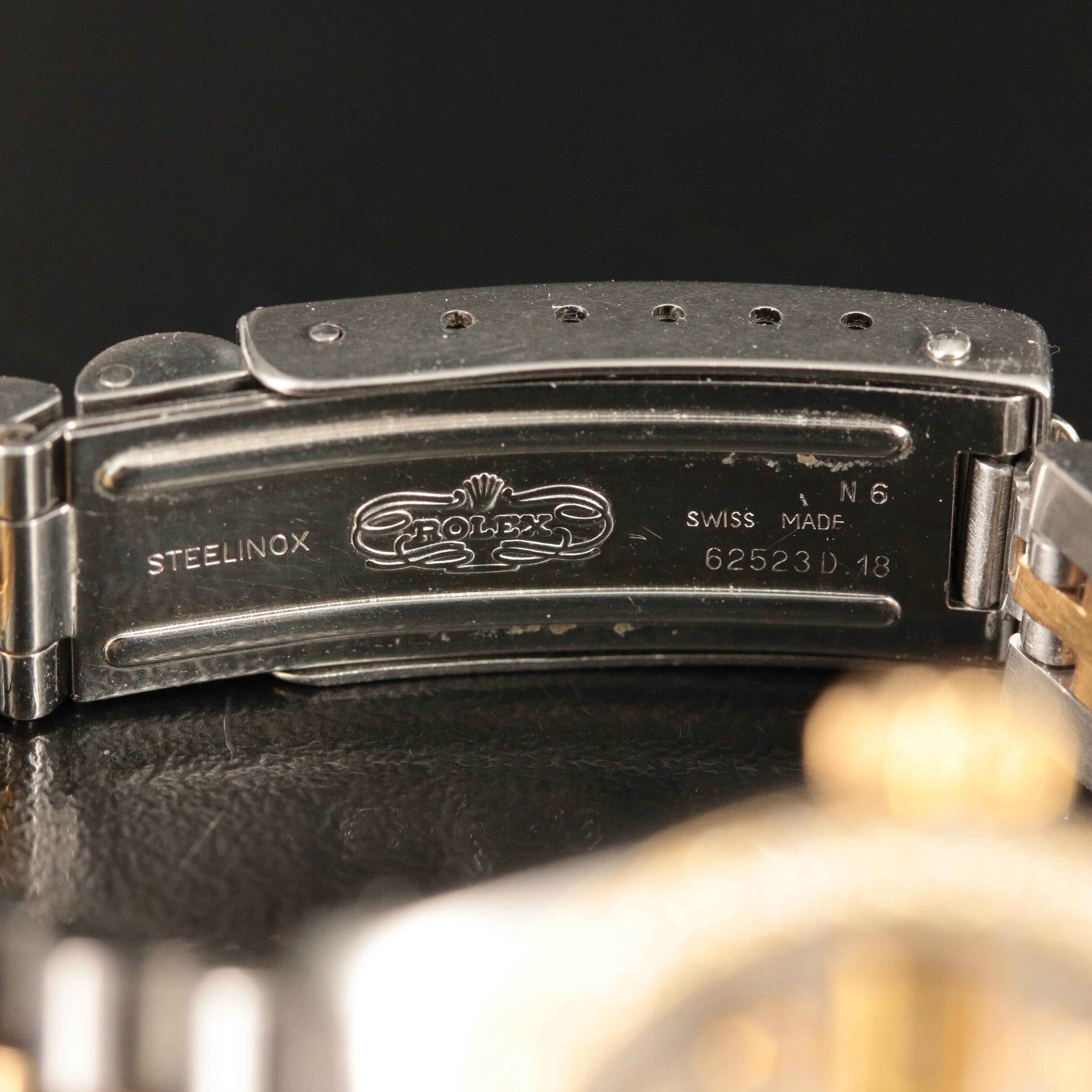 1989 Rolex Oyster Perpetual Diamond Datejust Automatic Watch