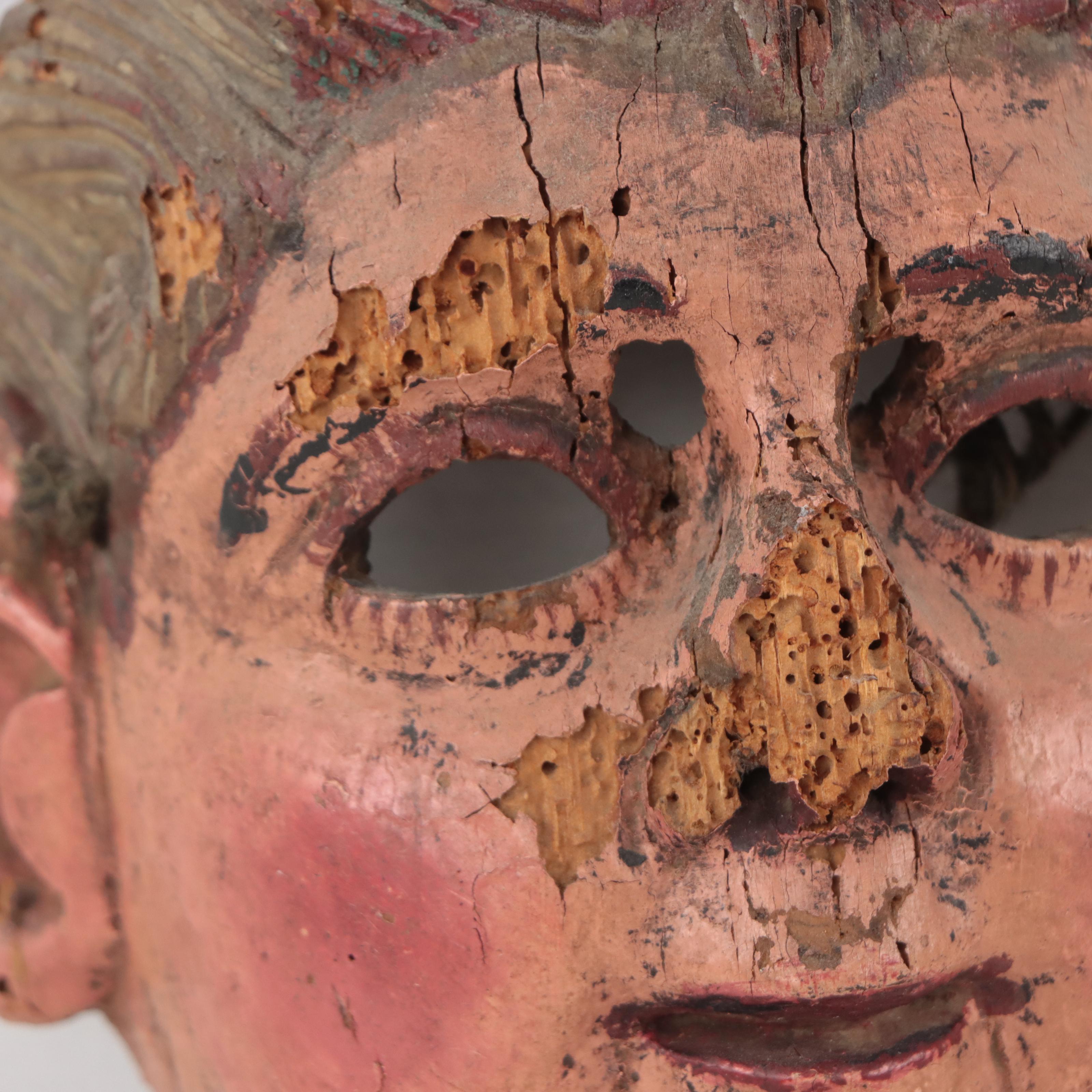 Latin American Carved Wood Masks