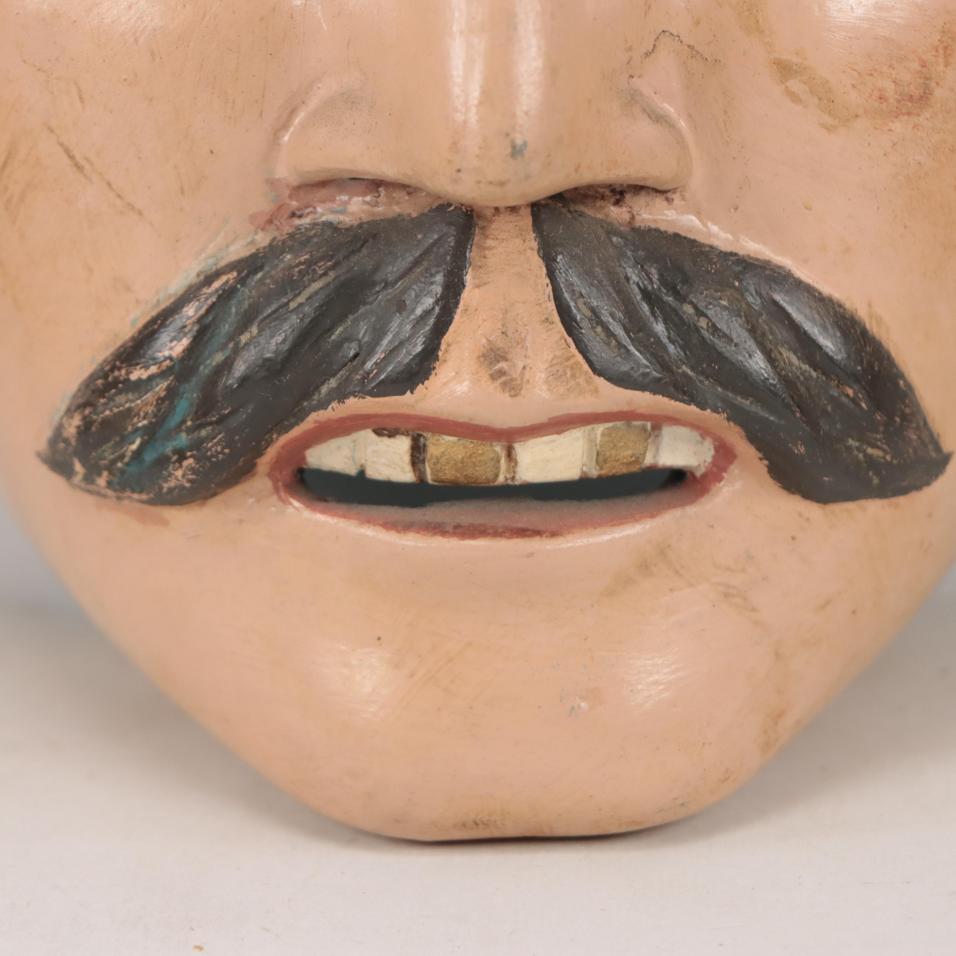 Latin American Carved Wood Masks