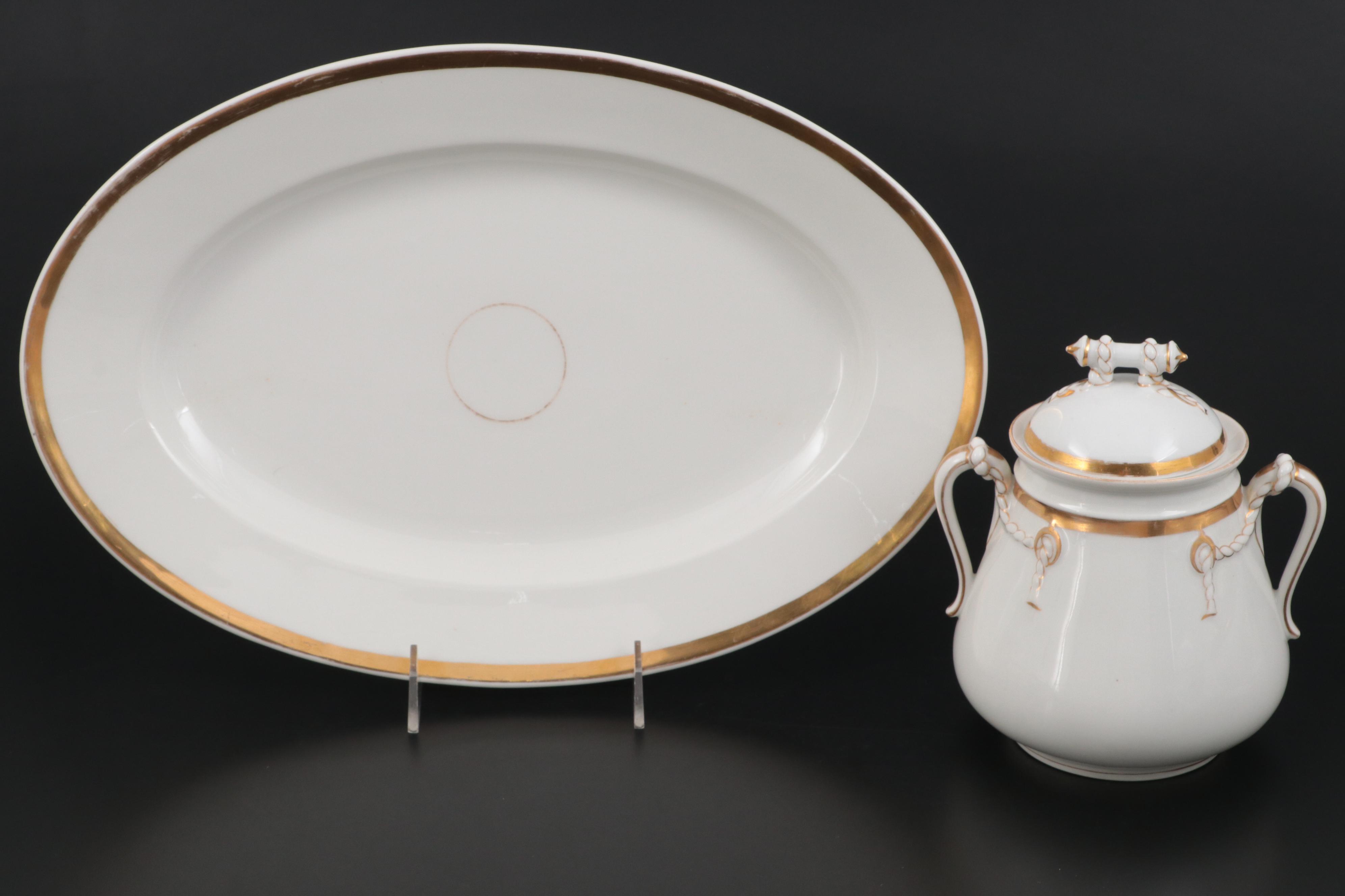 Haviland Limoges Wedding Ring Porcelain Serving Dishes