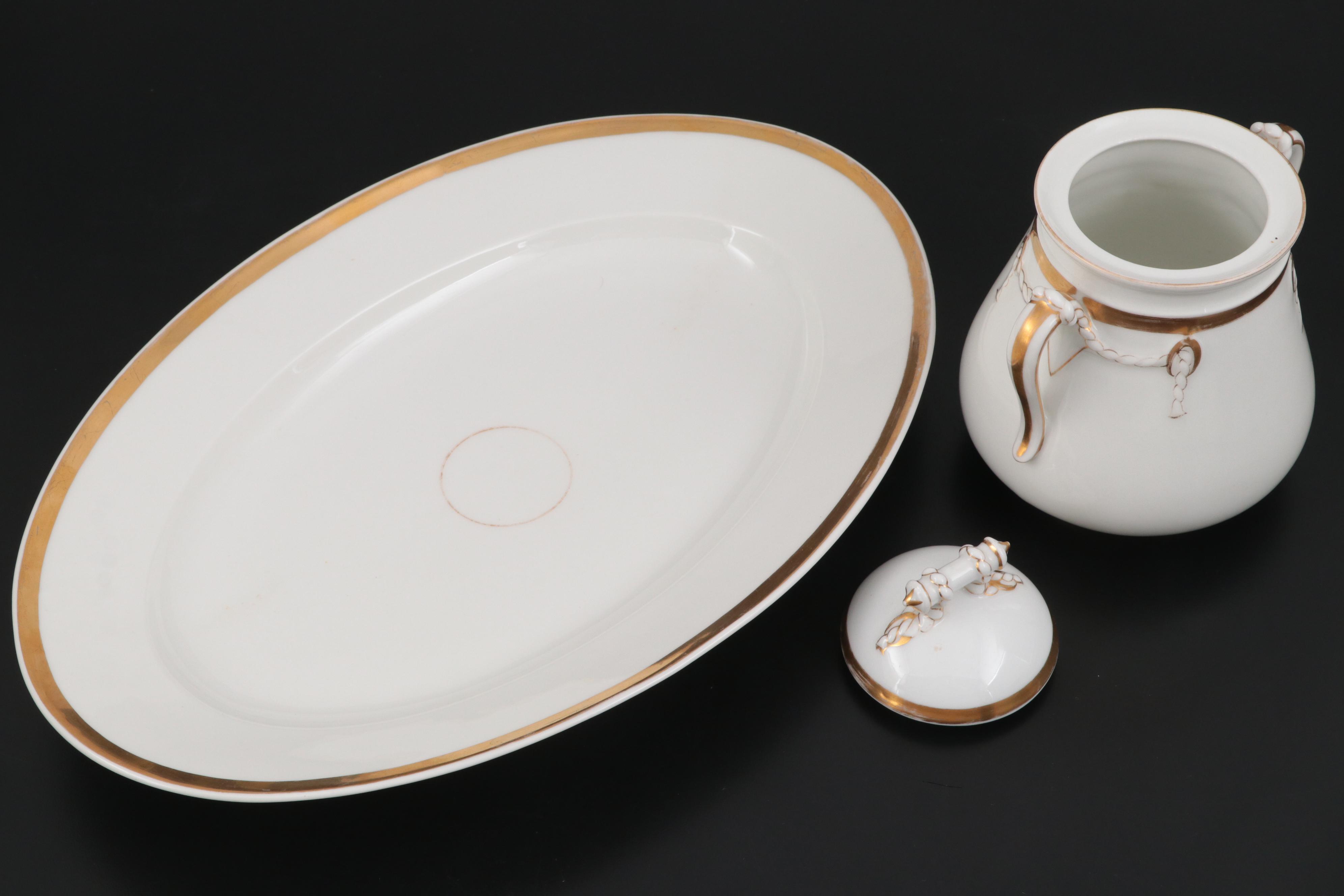 Haviland Limoges Wedding Ring Porcelain Serving Dishes