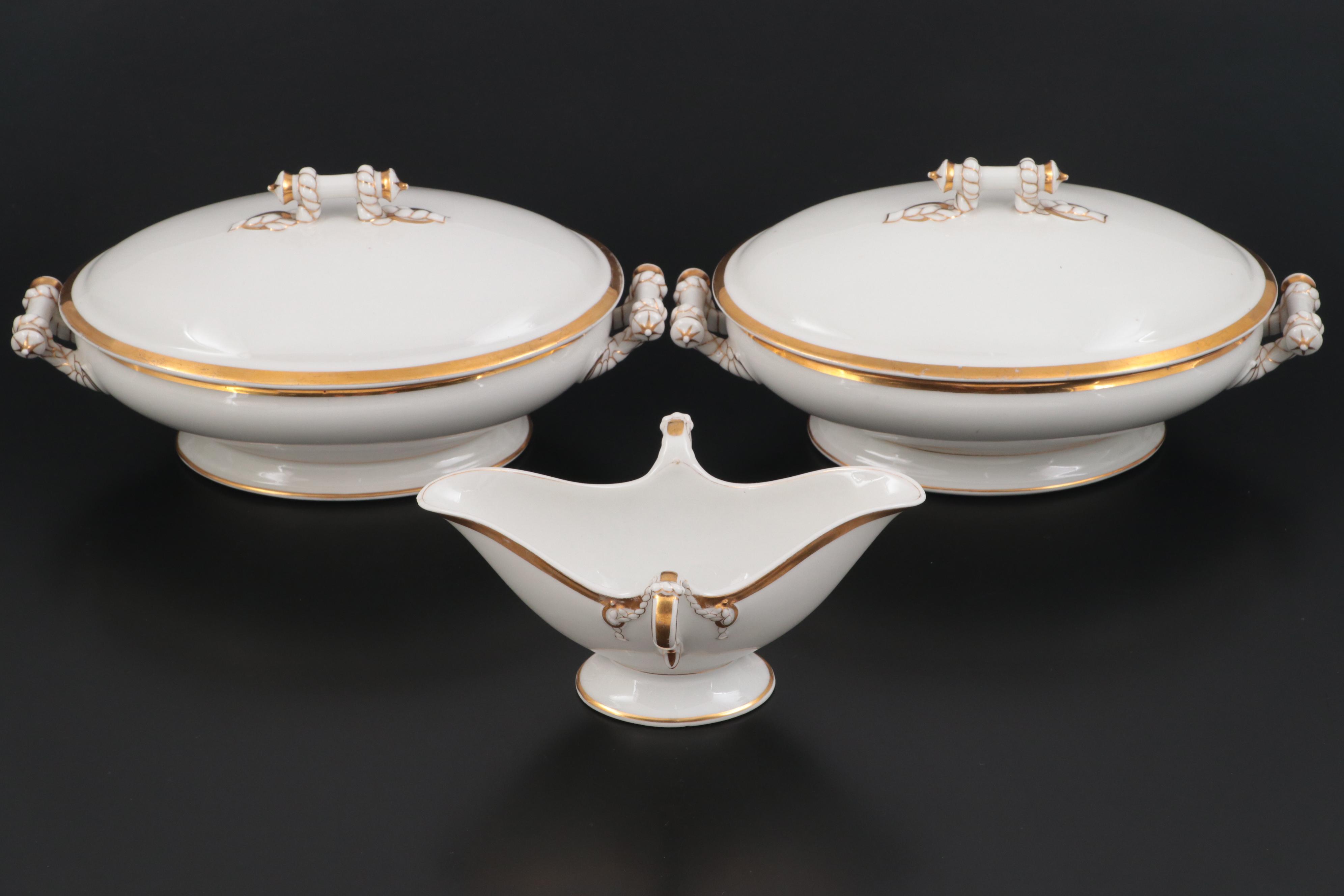 Haviland Limoges Wedding Ring Porcelain Serving Dishes