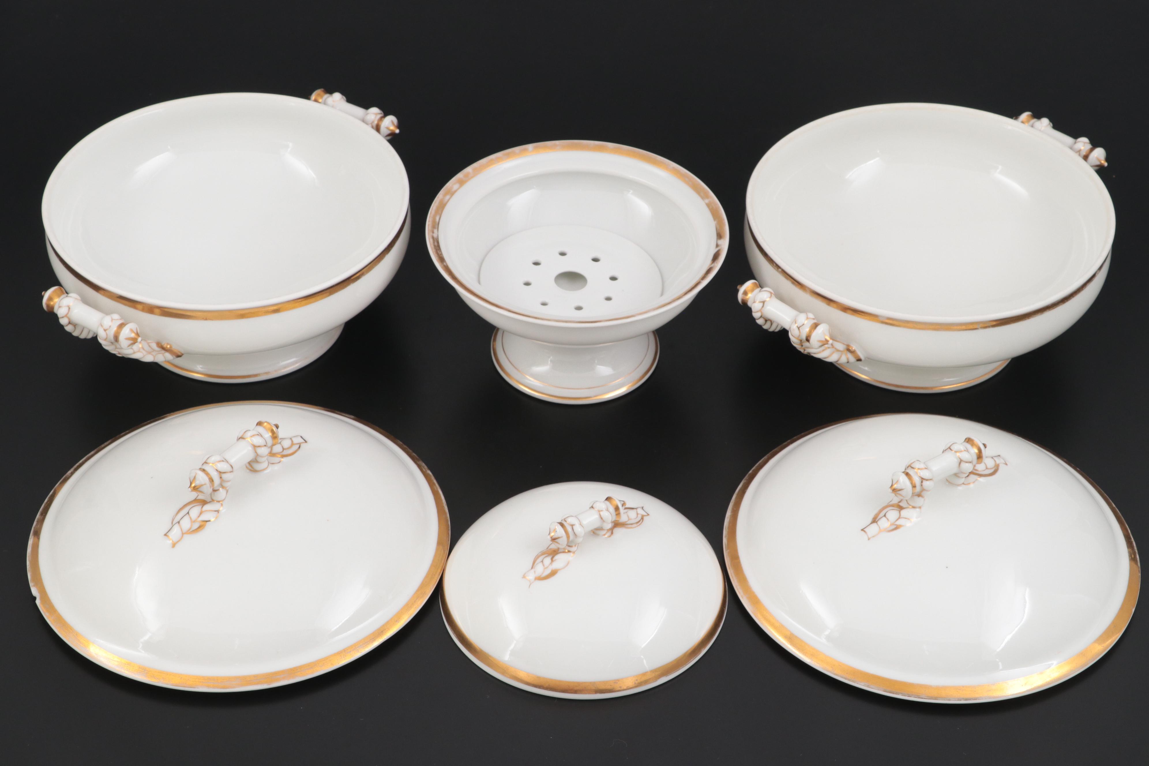 Haviland Limoges Wedding Ring Porcelain Serving Dishes