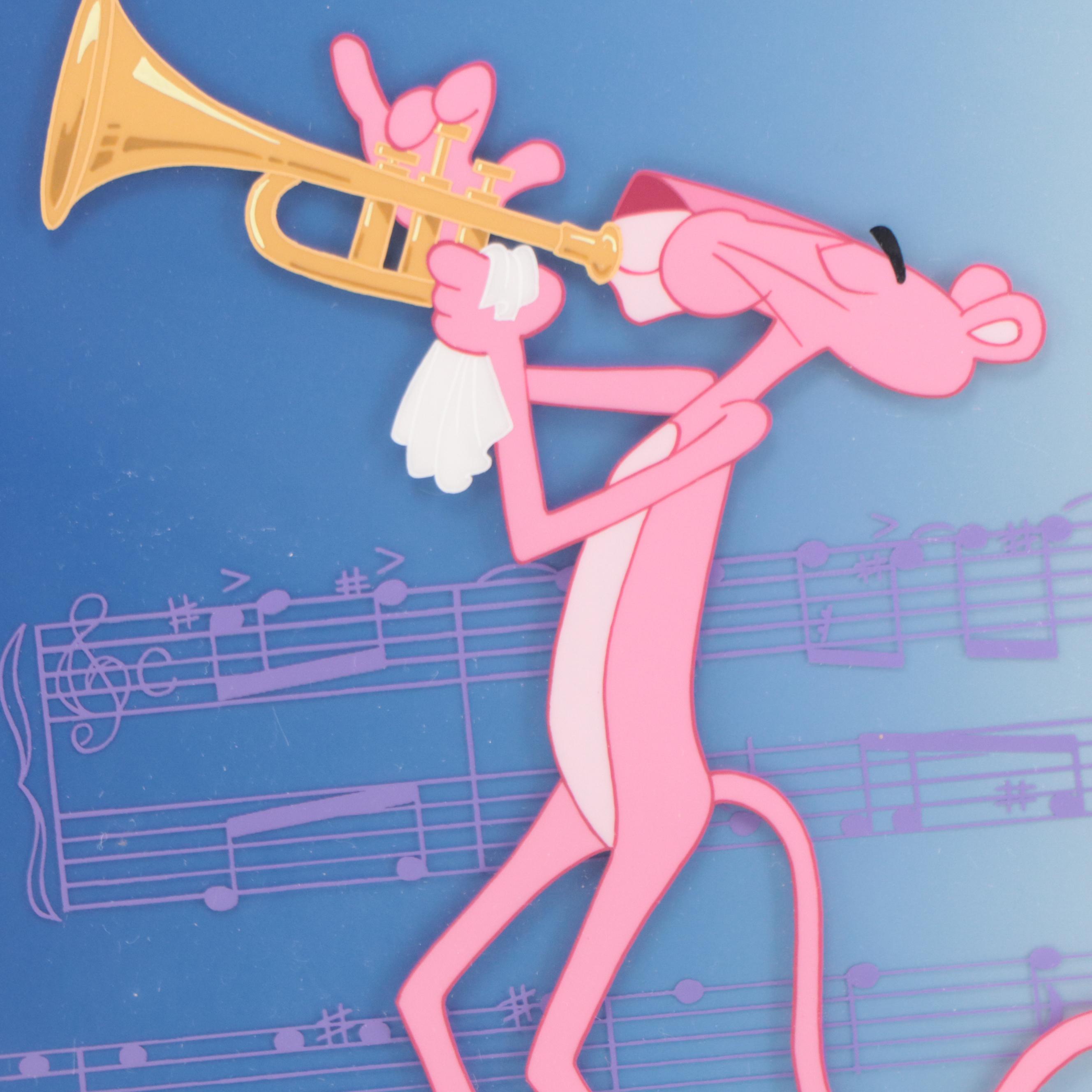 Friz Freleng Signed "Pink Panther" Hand-Painted Animation Cel