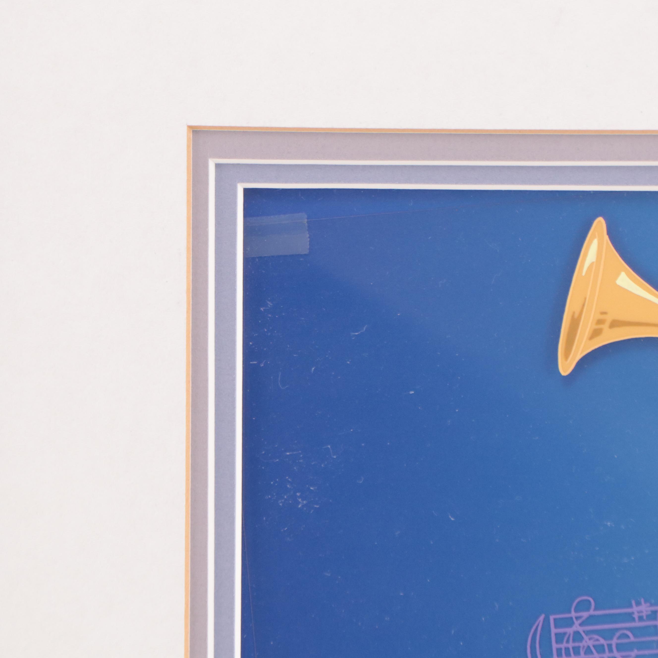 Friz Freleng Signed "Pink Panther" Hand-Painted Animation Cel