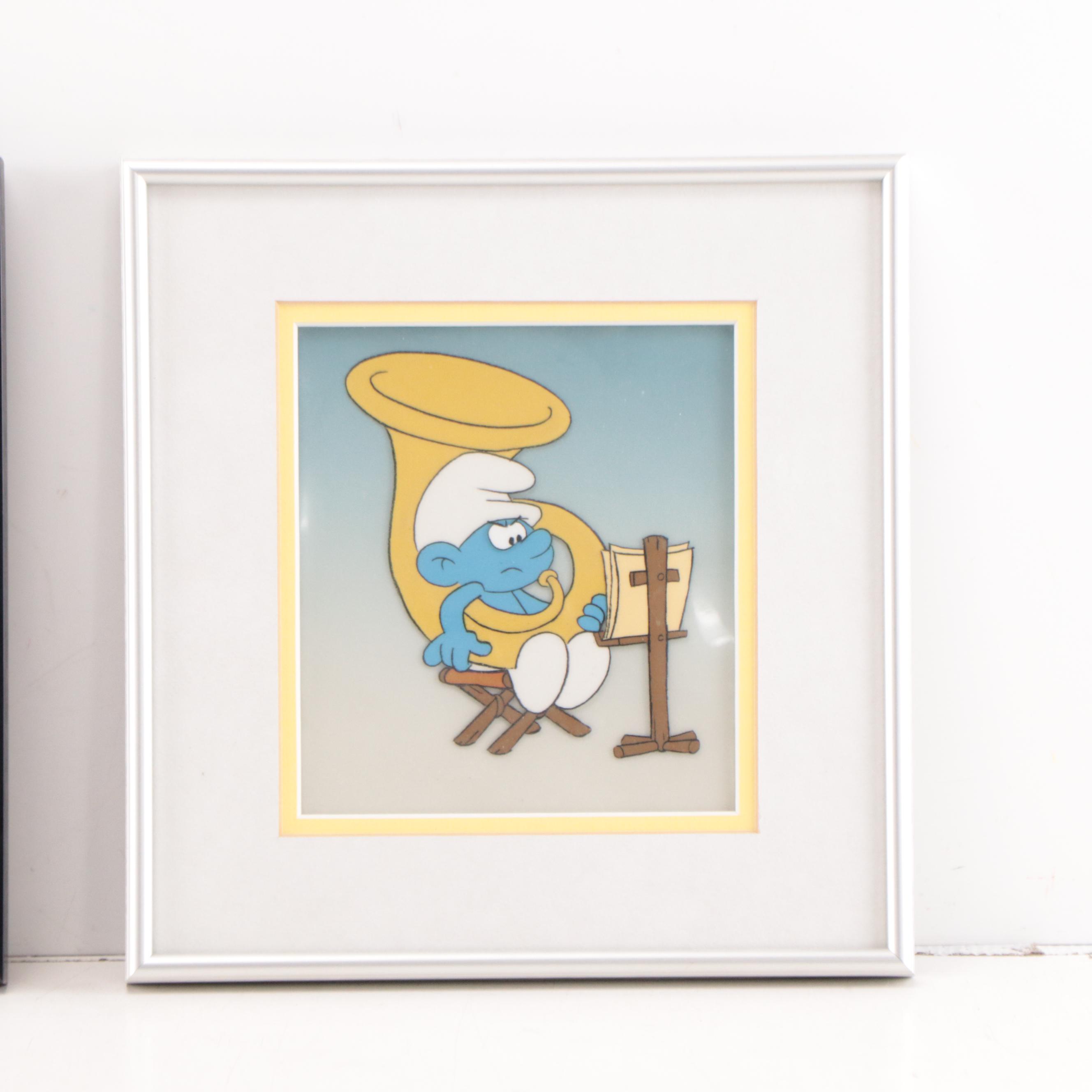 Hanna-Barbera "The Smurfs" Production Cel, More