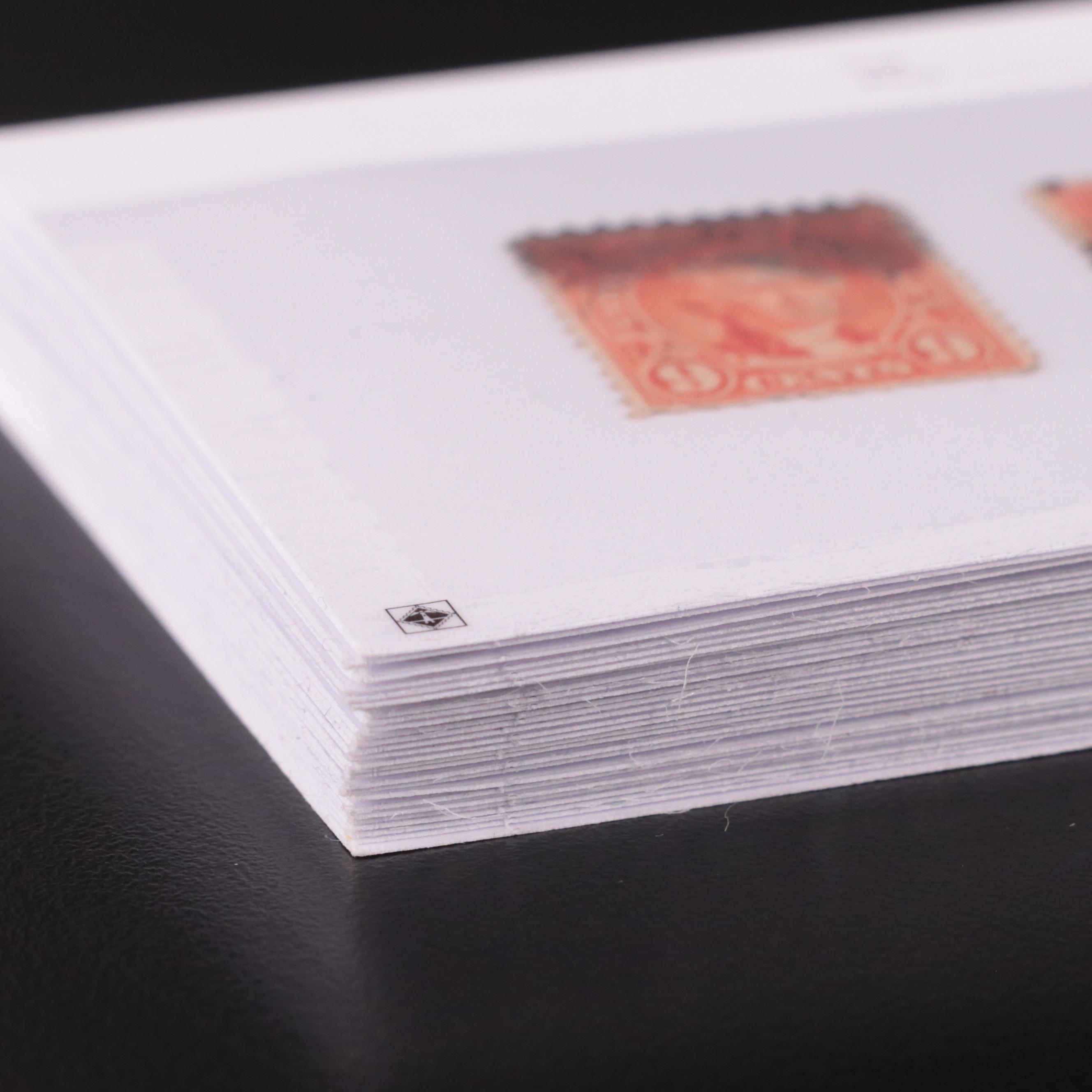 Dealer Cards of Earlier Jefferson 9-Cent Postage Stamps