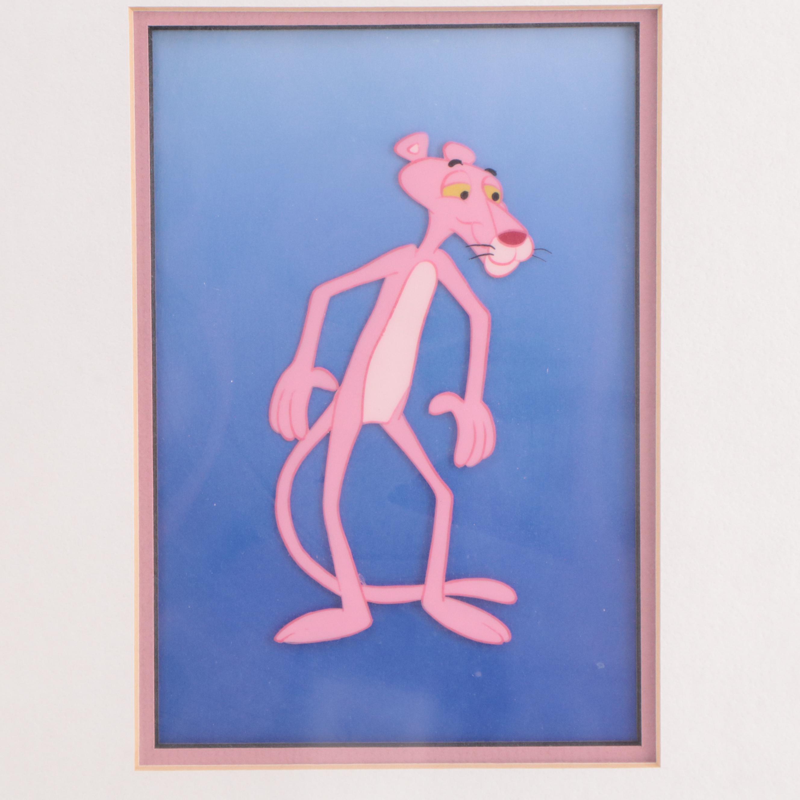 Friz Freleng "Pink Panther" Drawing and Production Cel, More