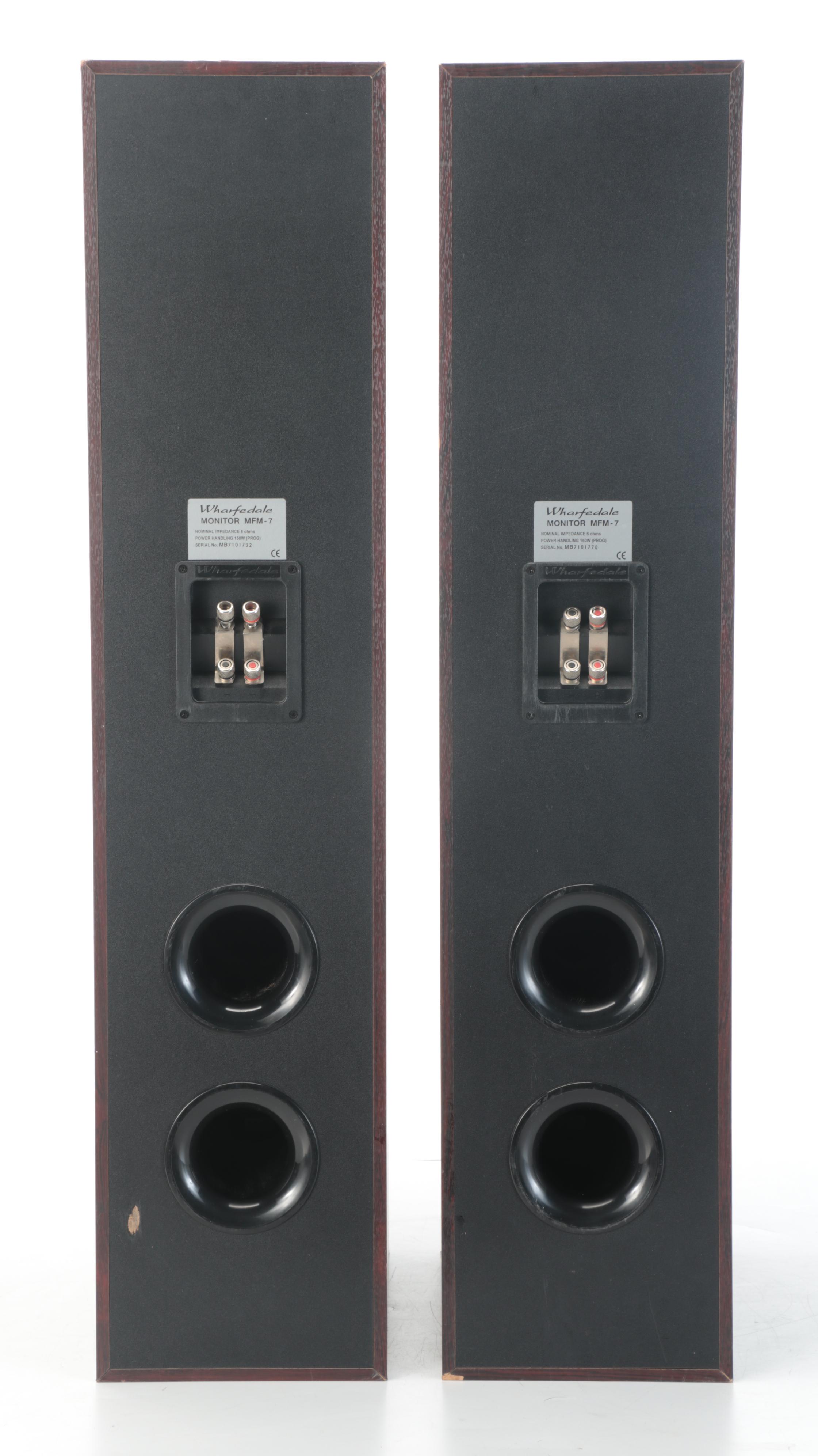 Pair of Wharfedale Monitor MFM-7 Floor Standing Speakers