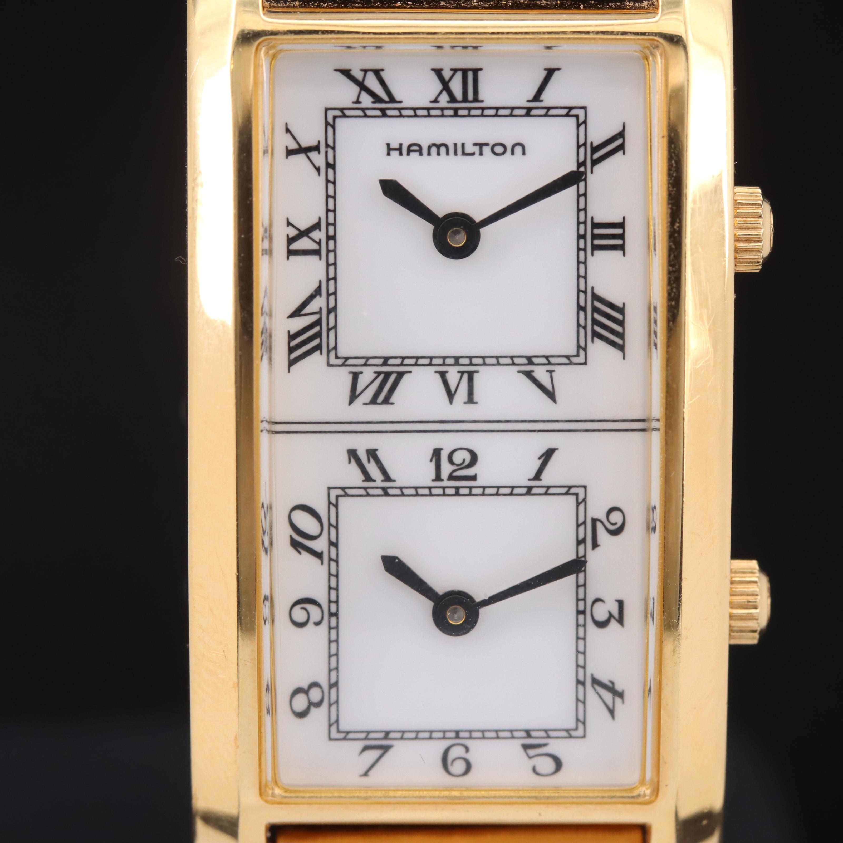 Hamilton Double Dial Quartz Watch