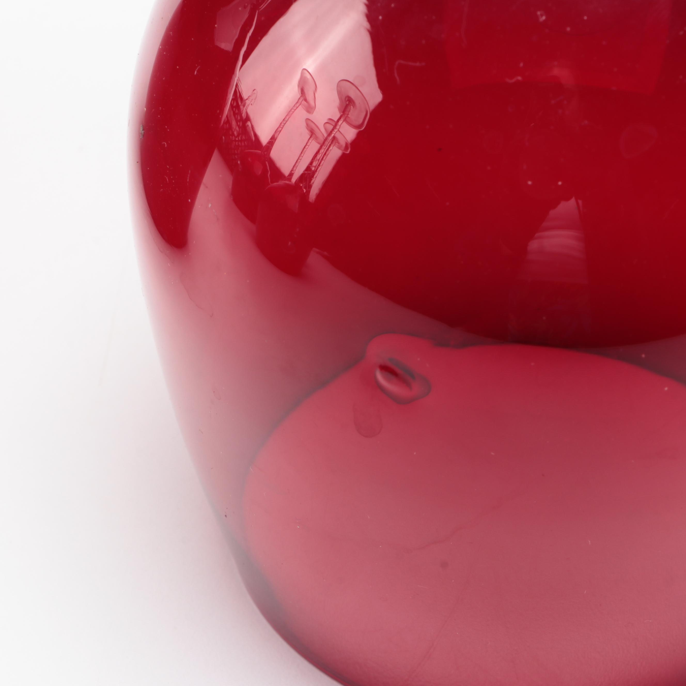 Artland "Braid Ruby" Wine Glasses