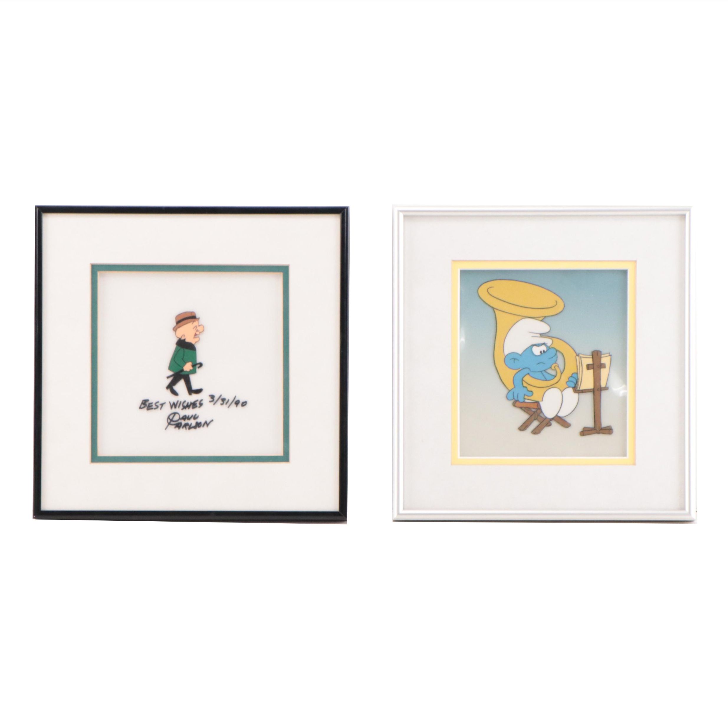 Hanna-Barbera "The Smurfs" Production Cel, More