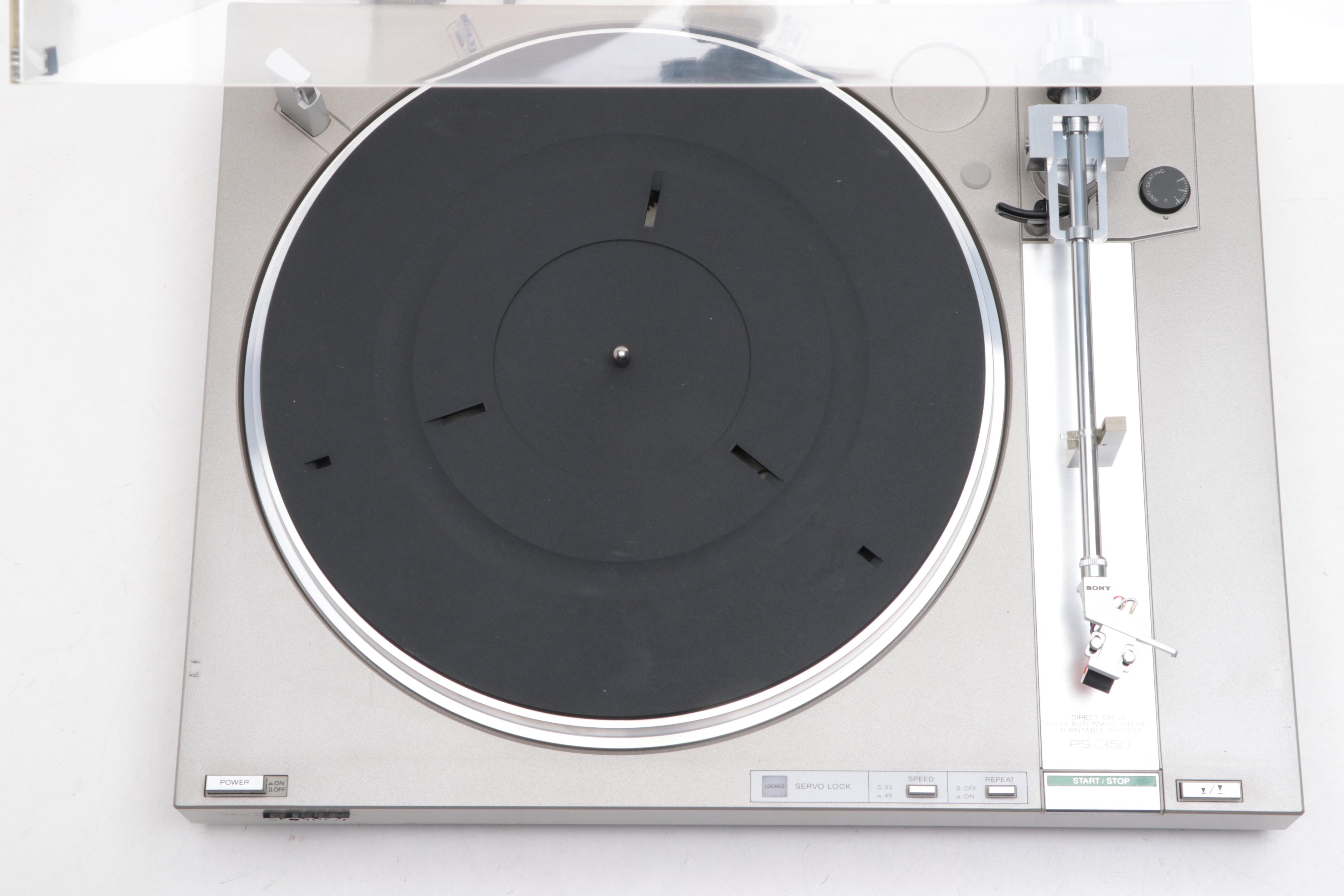 Sony PS-350 Direct Drive Fully Automatic Stereo Turntable System, 1981
