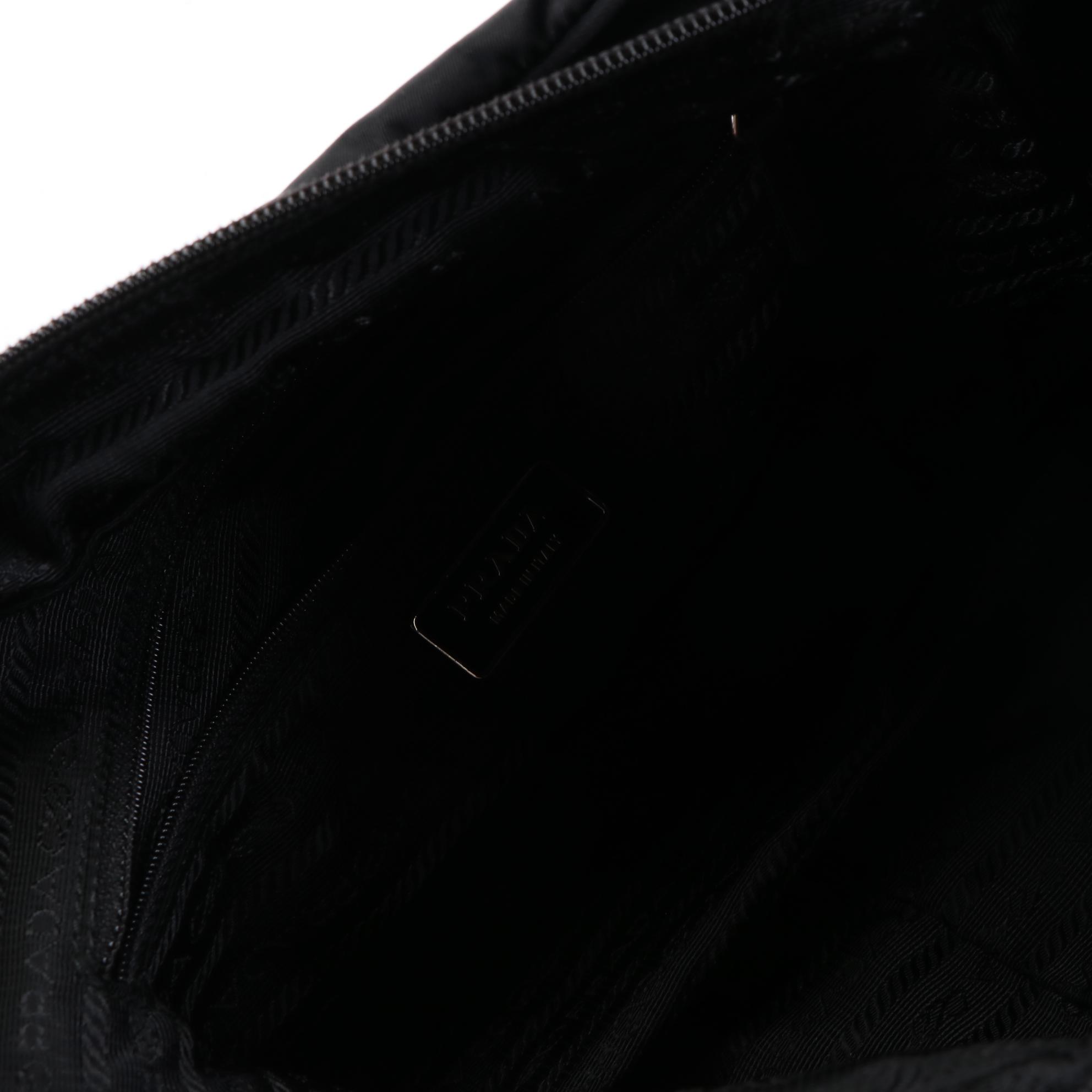 Prada Crossbody Camera Bag in Nylon with Leather Trim