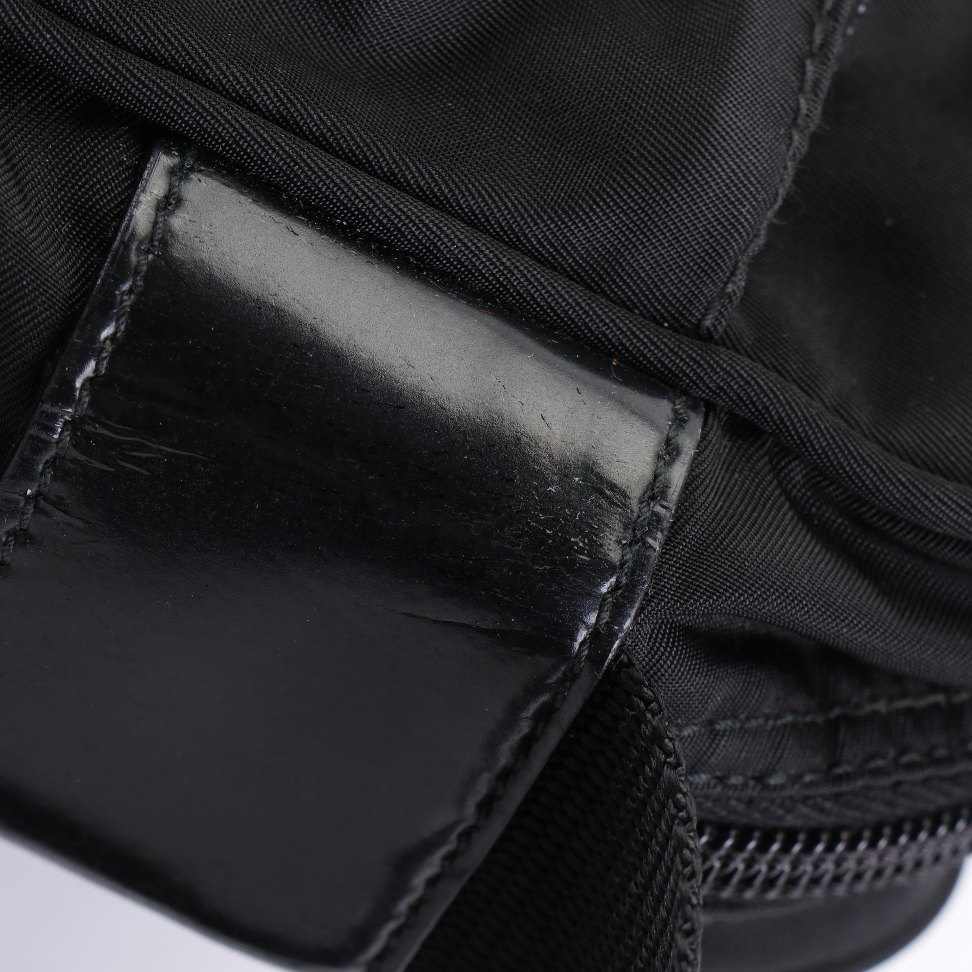 Prada Crossbody Camera Bag in Nylon with Leather Trim