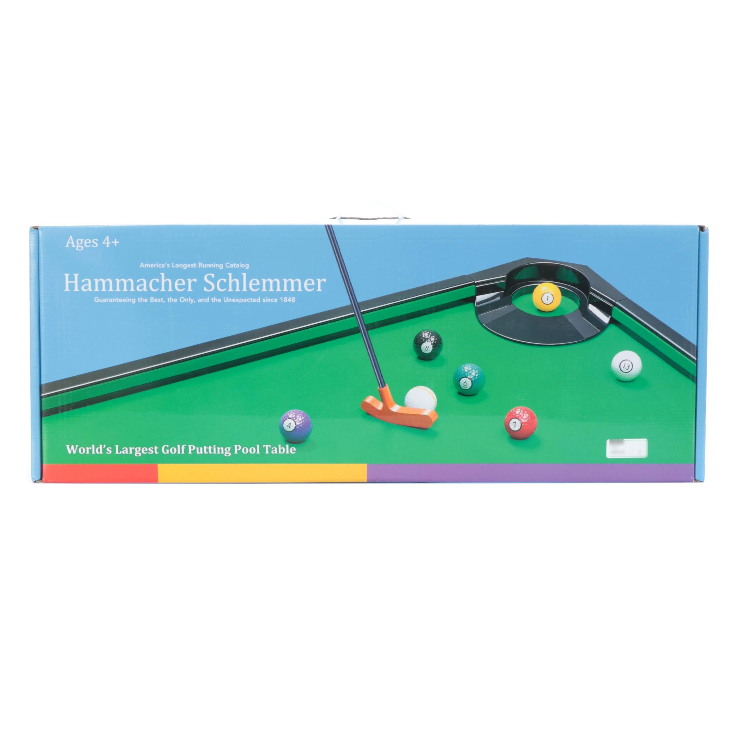 World's Largest Golf Putting Pool Table