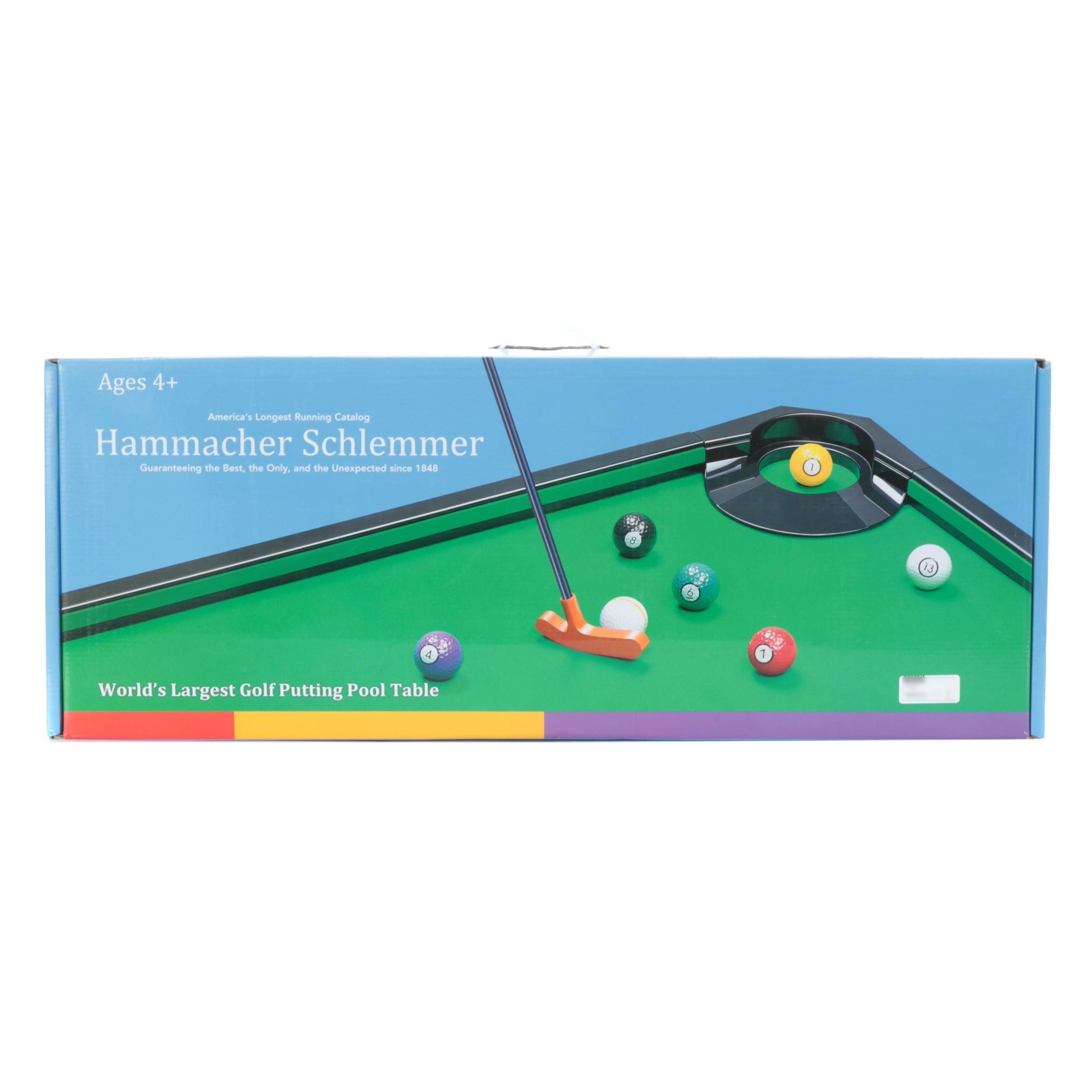 World's Largest Golf Putting Pool Table
