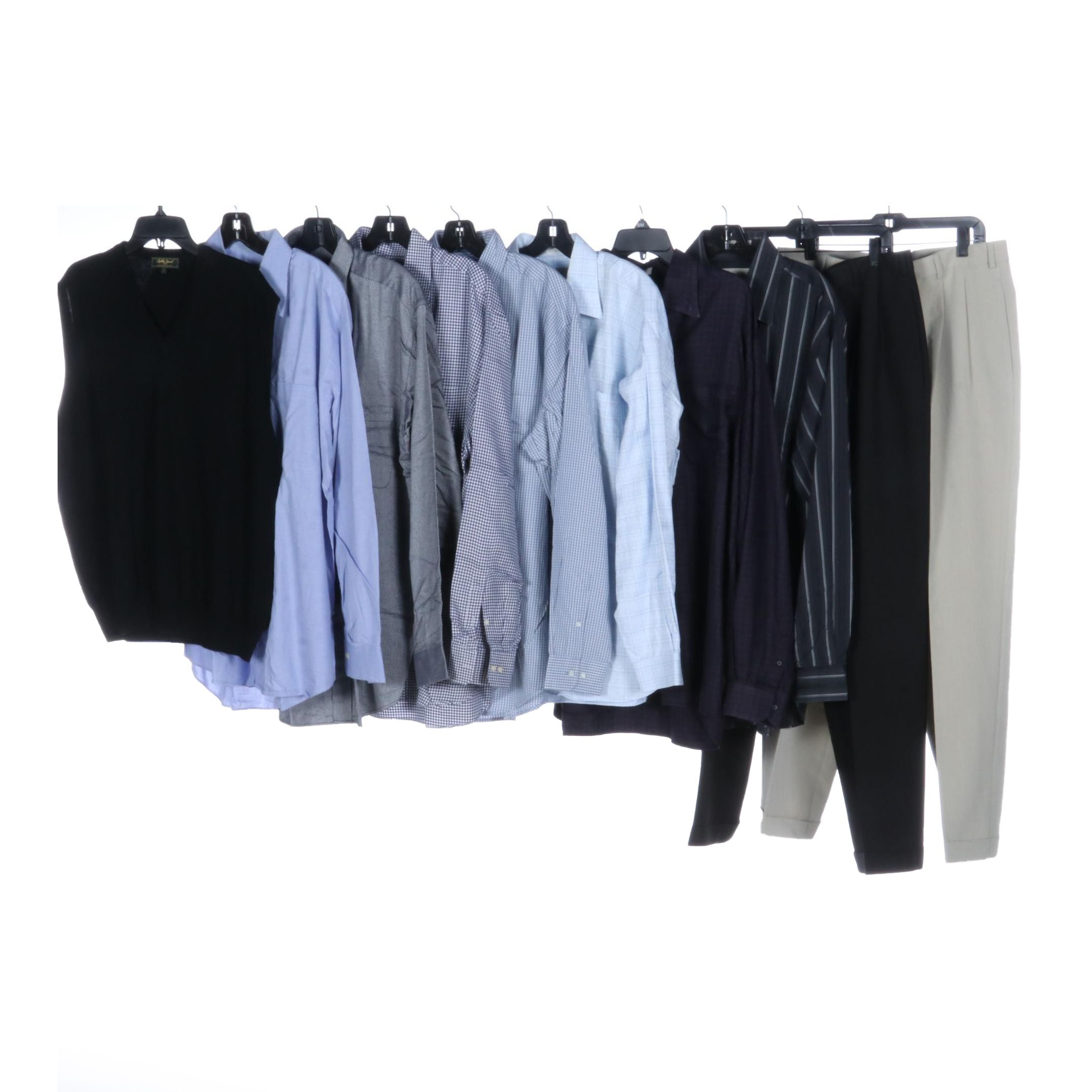 Bobby Jones, Nordstrom and Joseph Abboud Shirts, Vest and Pants