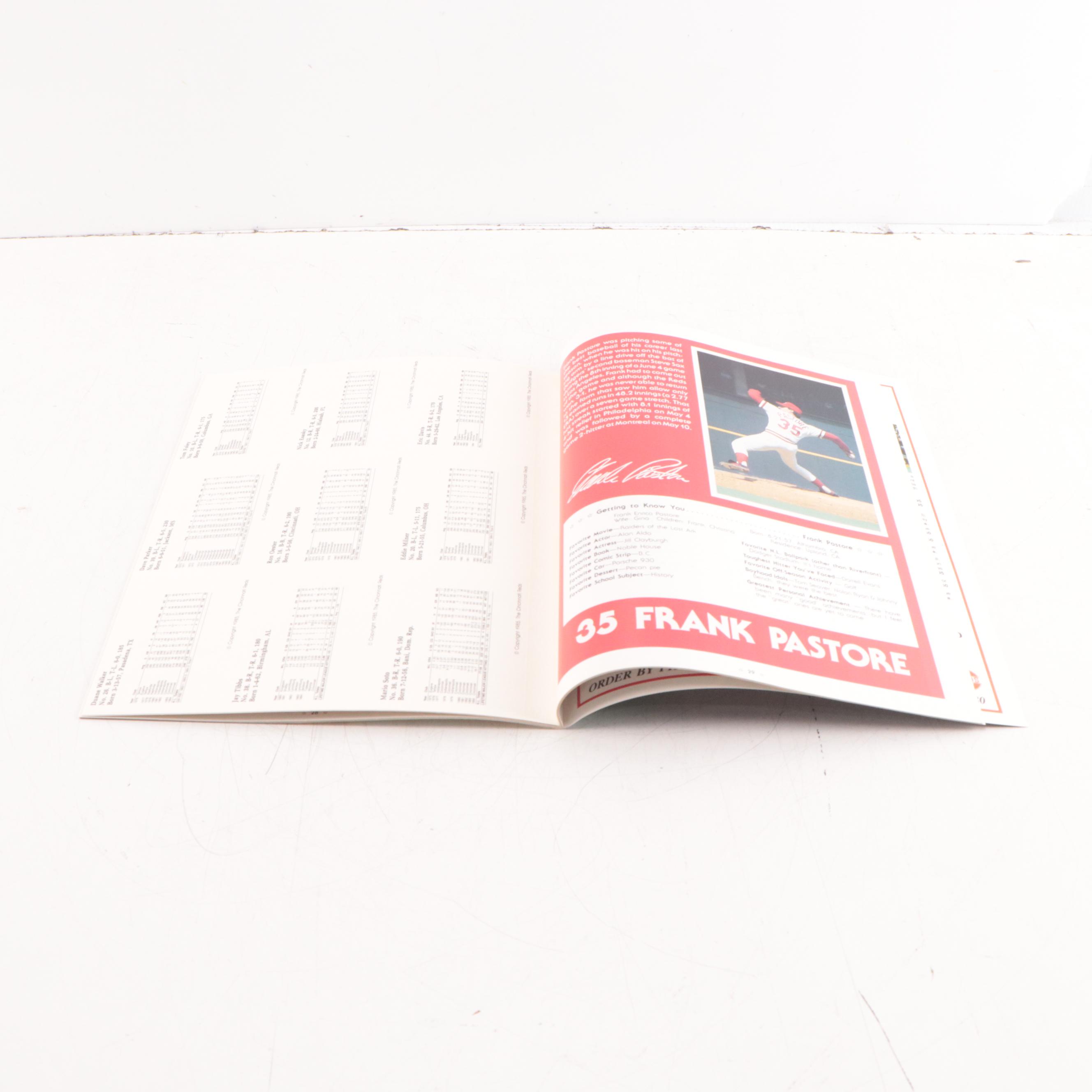 Cincinnati Reds Memorabilia Including W.F. Schildman Photograph